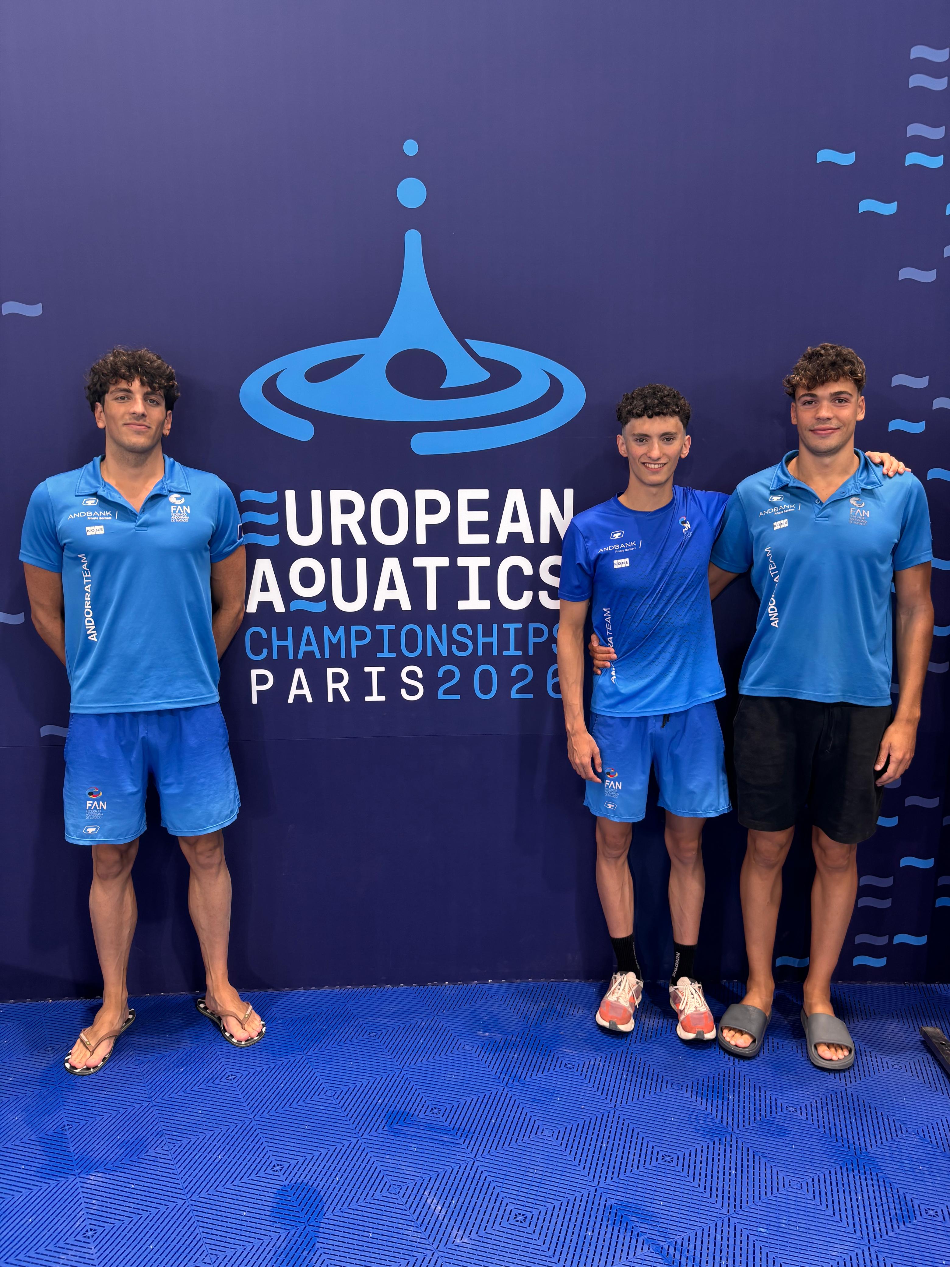 Biel Cuen, Patrick Pelegrina i Kevin Teixeira.
