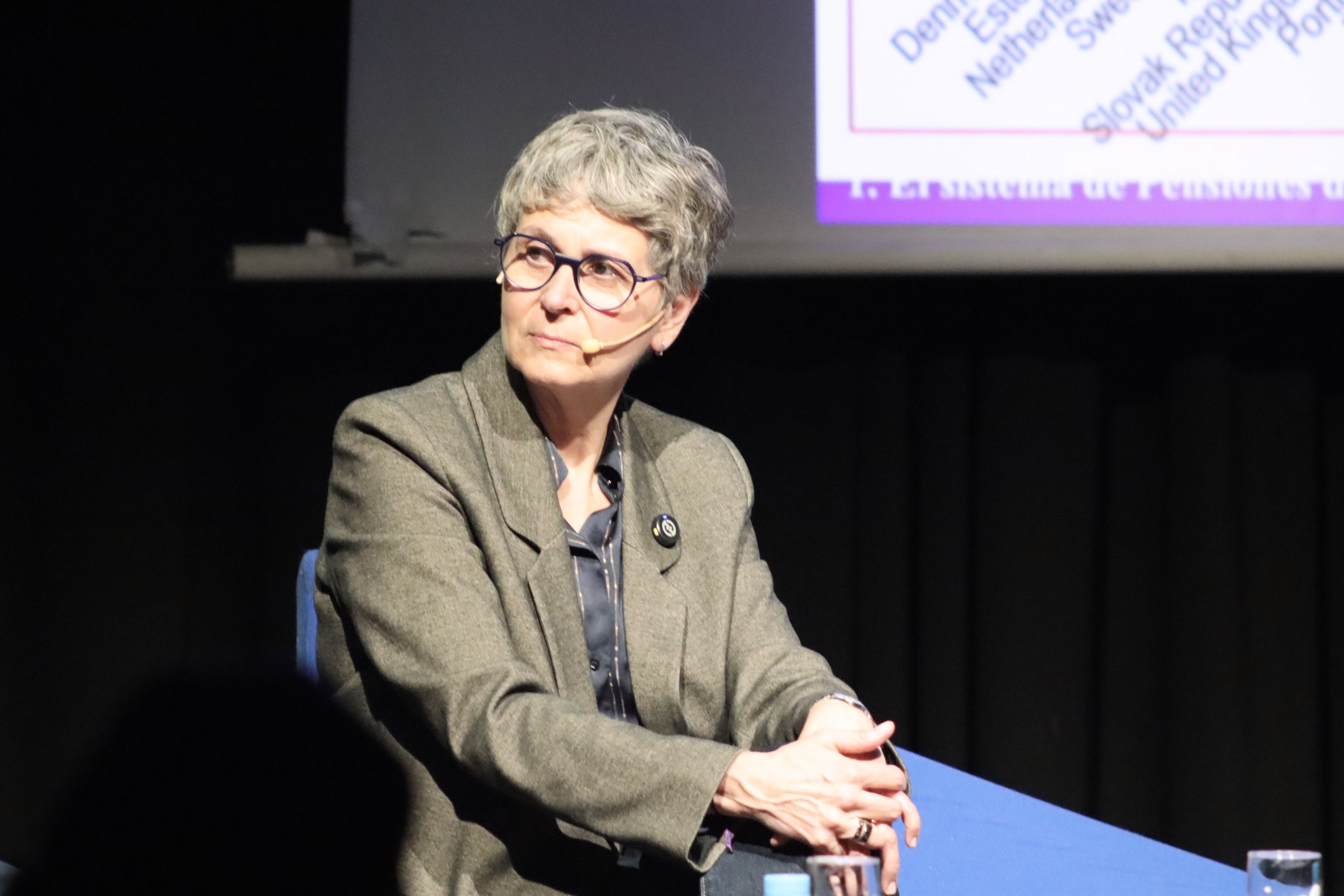 La presidenta del grup parlamentari socialdemòcrata, Susanna Vela.