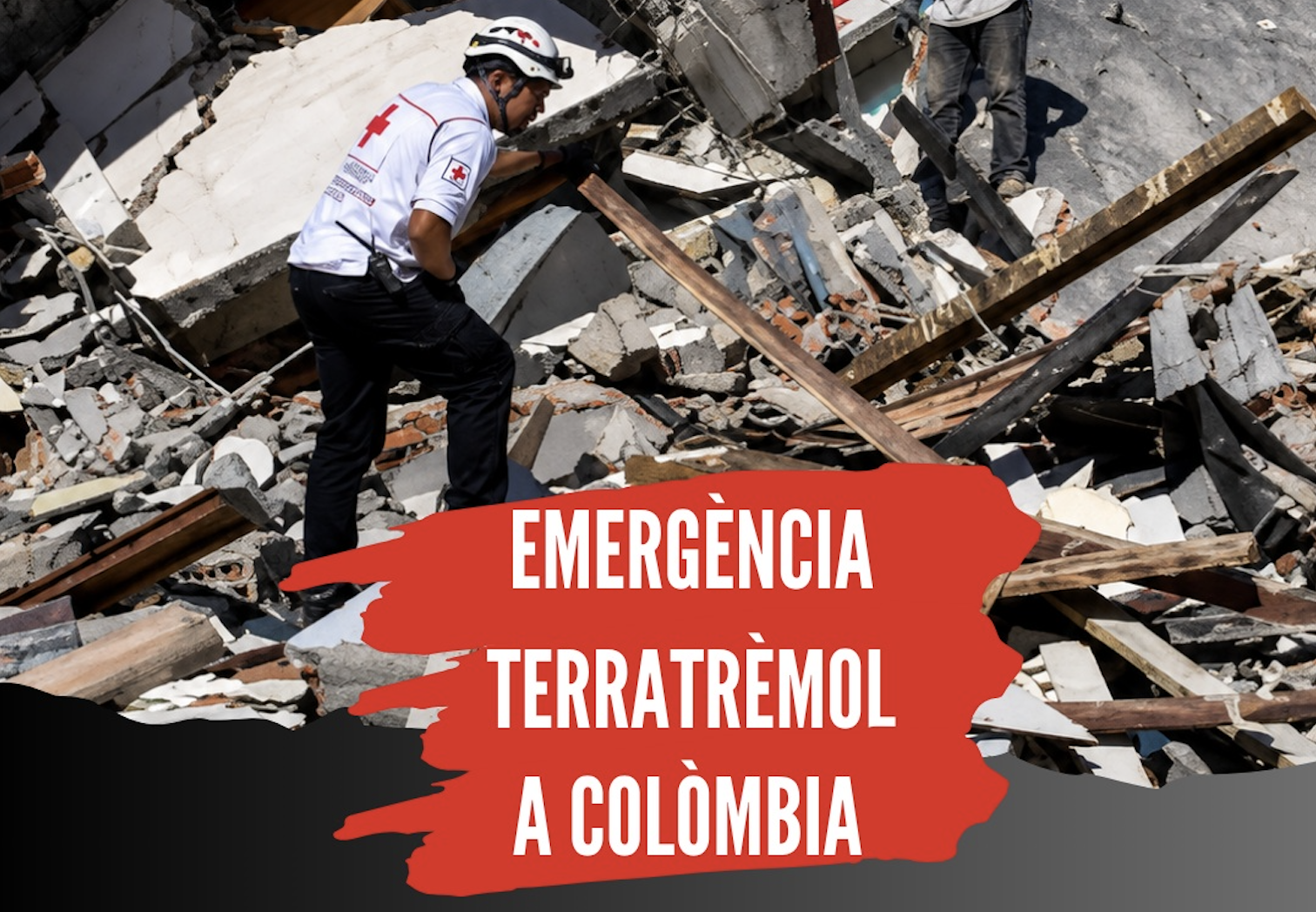La Creu Roja Andorrana activa una campanya per recaptar fons pel terratrèmol a Colòmbia.