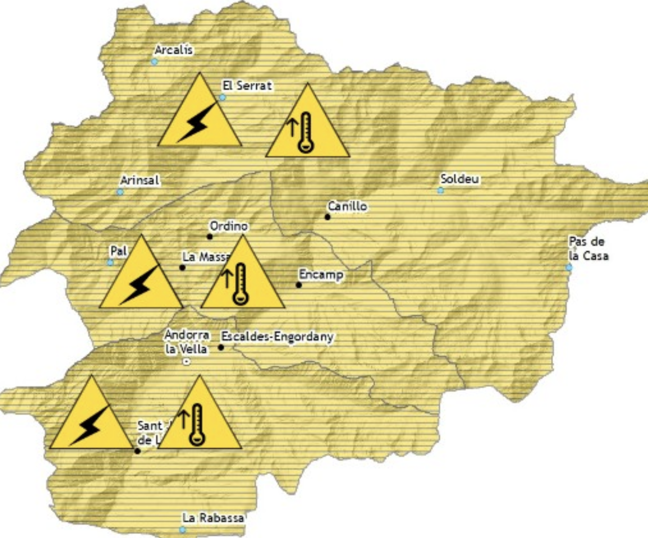 El pic de calor s’acaba avui i dona pas a possibles tempestes dissabte.