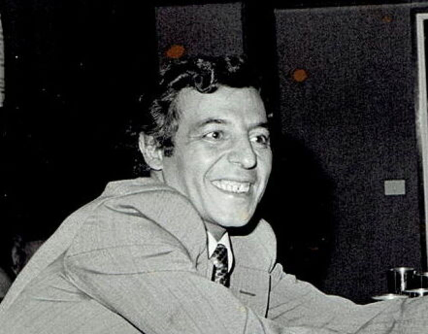 Josep Anton Ribes en una entrega de premis d'esquí el 1978. Josep Anton Ribes en una entrega de premis d'esquí el 1978.