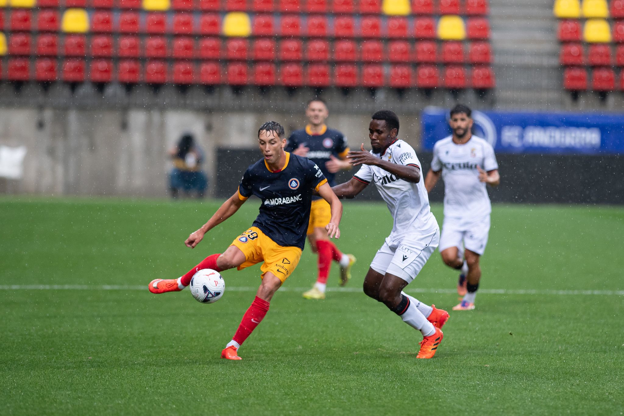 Hugo López va ser titular disputant els 90 minuts en l'estrena de l'Andorra a la lliga.