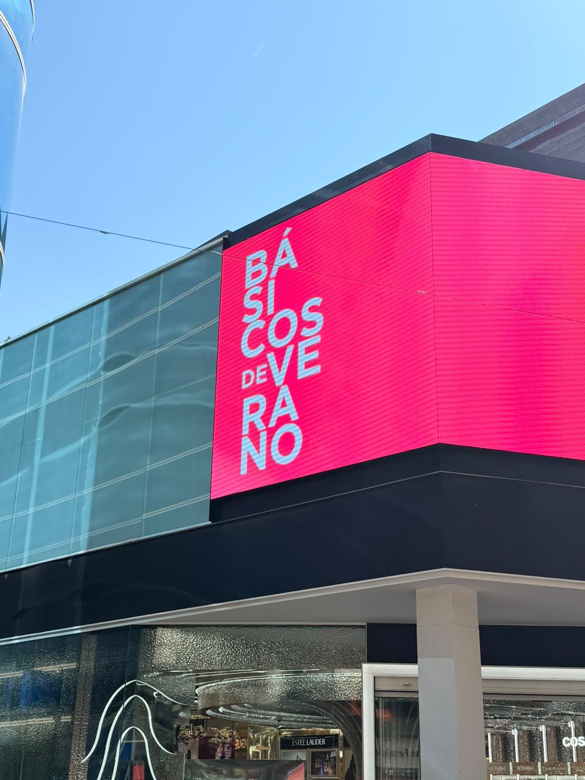 Un altre cartell de publicitat amb castellà. La portaveu del Sindicat, Rebeca Bonache.