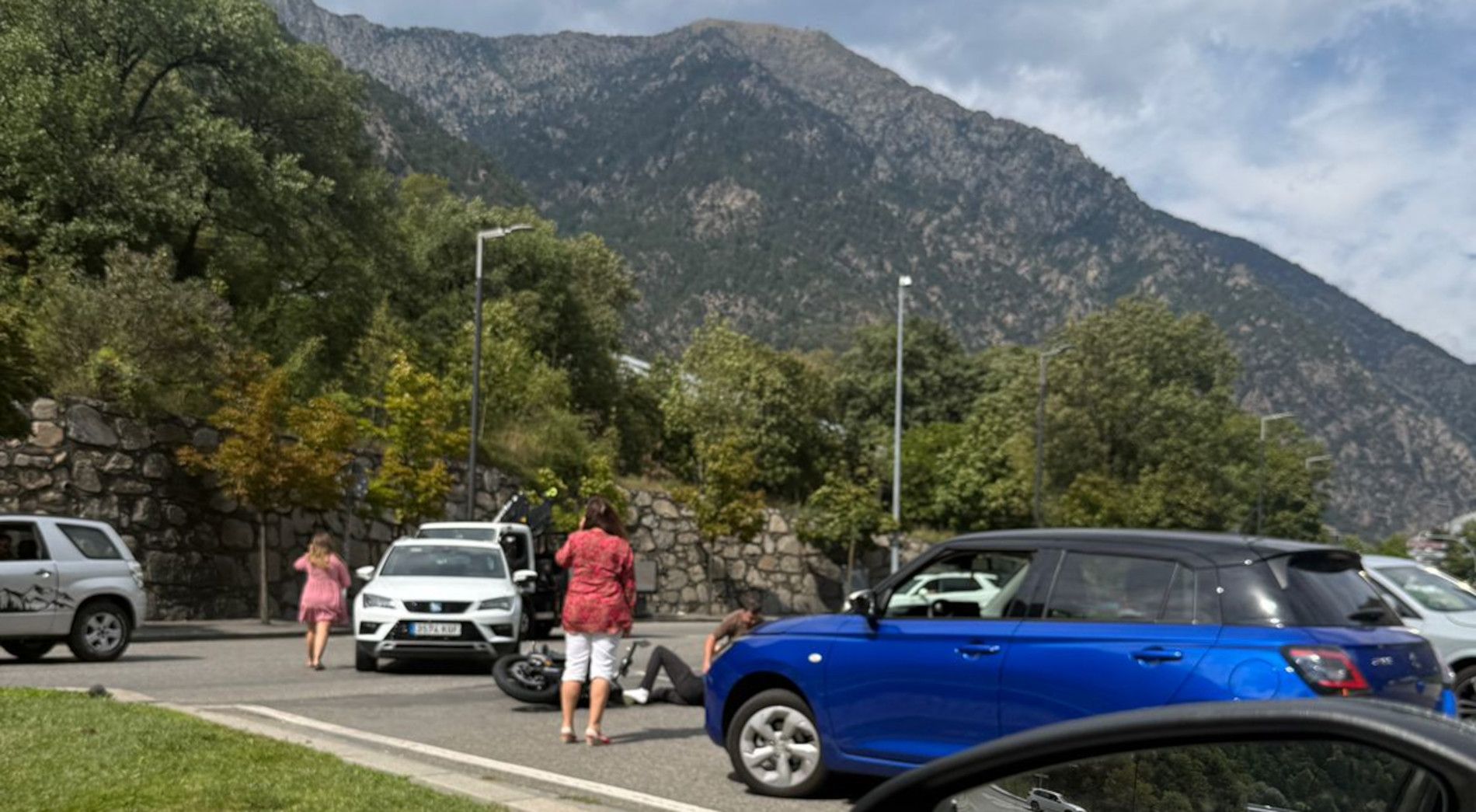 L'accident ha tingut lloc a la rotonda de la Margineda. L'accident ha tingut lloc a la rotonda de la Margineda.