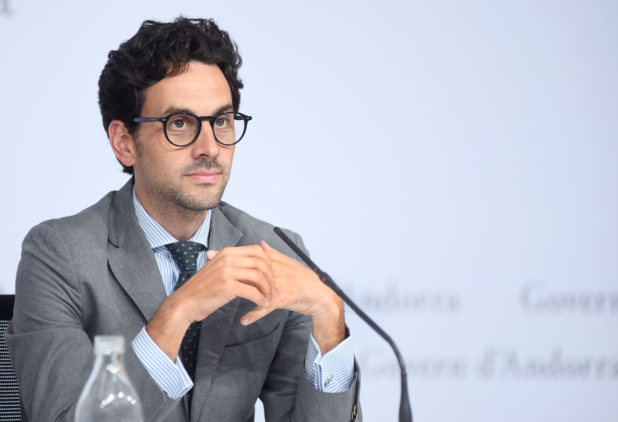 Guillem Casal, ministre portaveu.