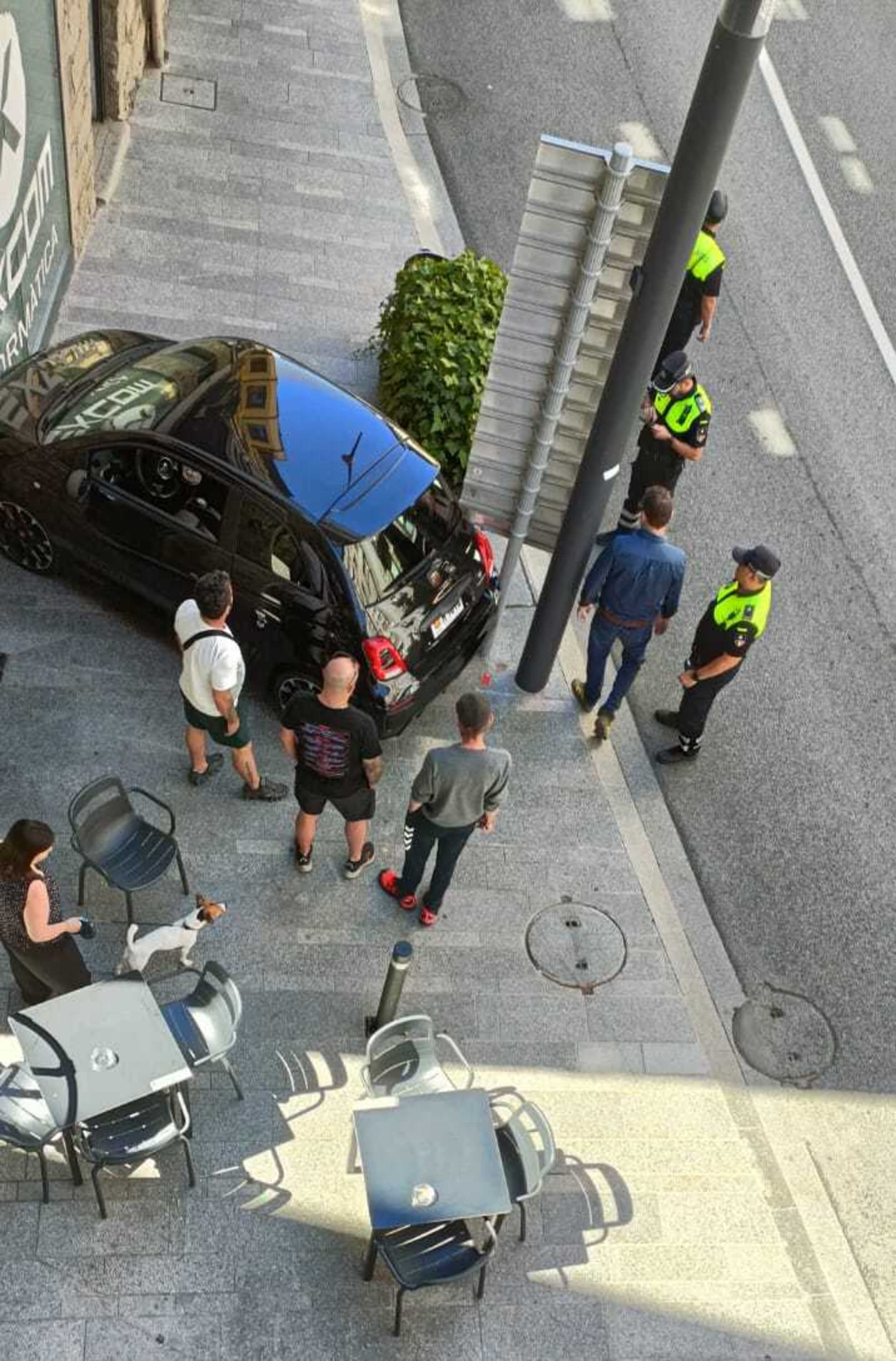 Una imatge de l'accident. Una imatge de l'accident.