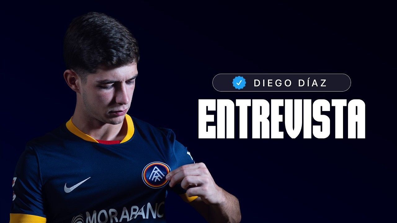 Diego Díaz, ja amb la samarreta tricolor.
