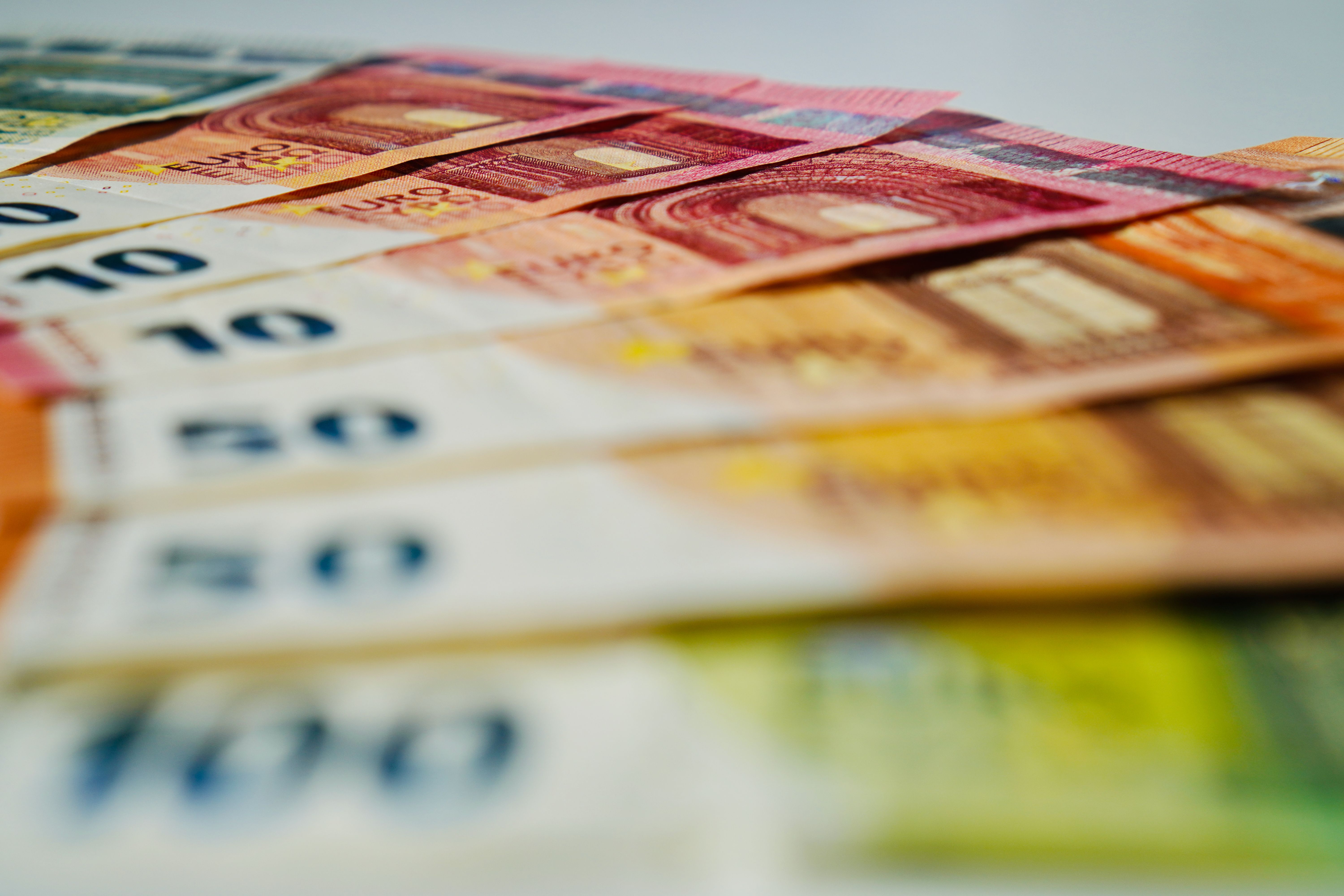 Bitllets d'euro. Bitllets d'euro.