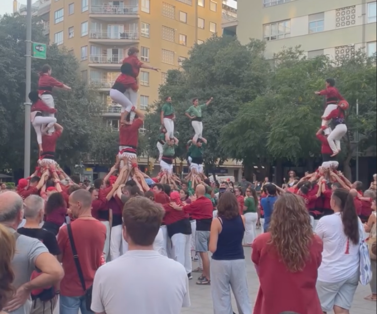 La ronda conjunta de pilars de la diada.