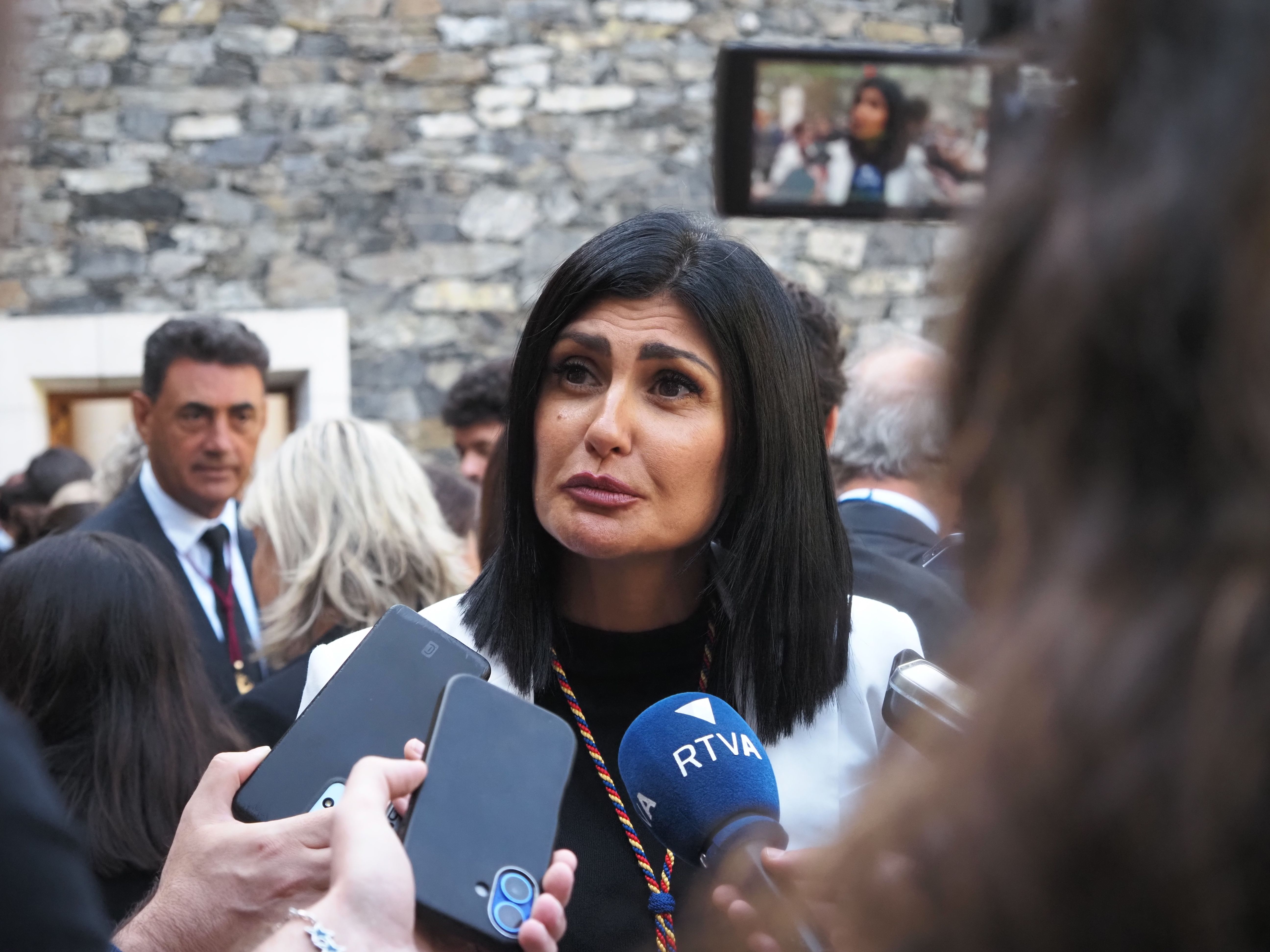 Carine Montaner La portaveu del Sindicat, Rebeca Bonache.