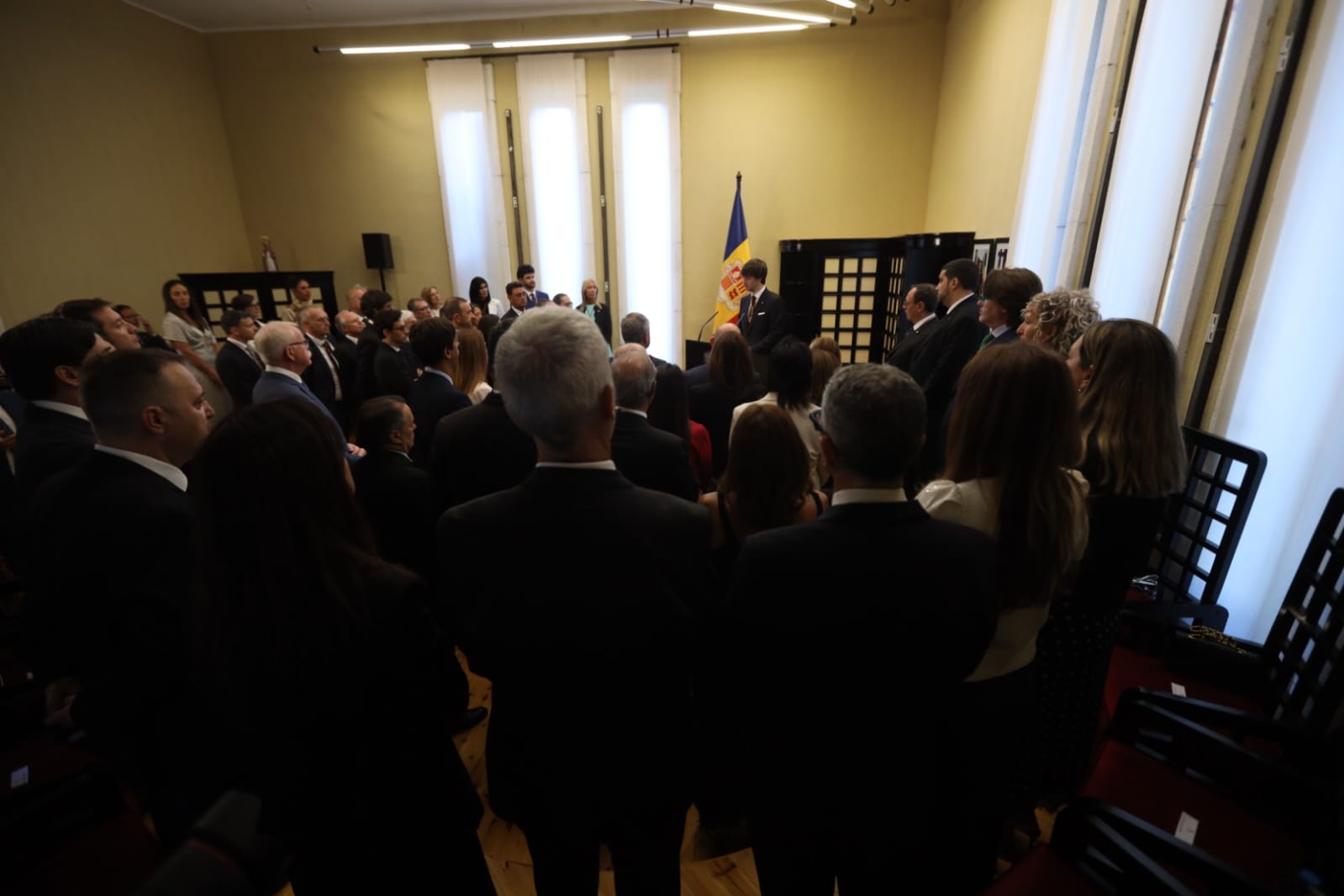 Un instant de la intervenció del síndic general, Carles Ensenyat // Eduard Comellas / Consell Generall
