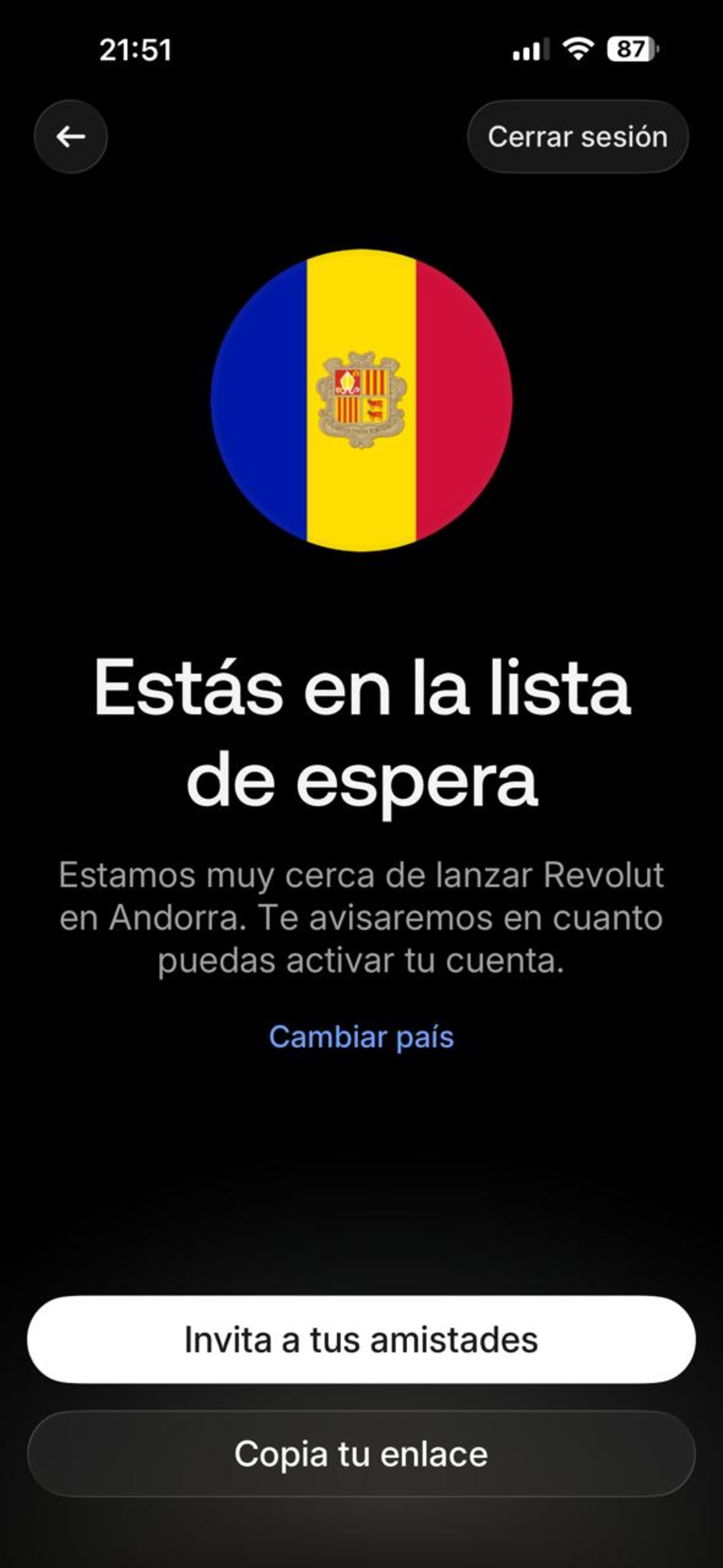 Informació enviada per Revolut. Informació enviada per Revolut.
