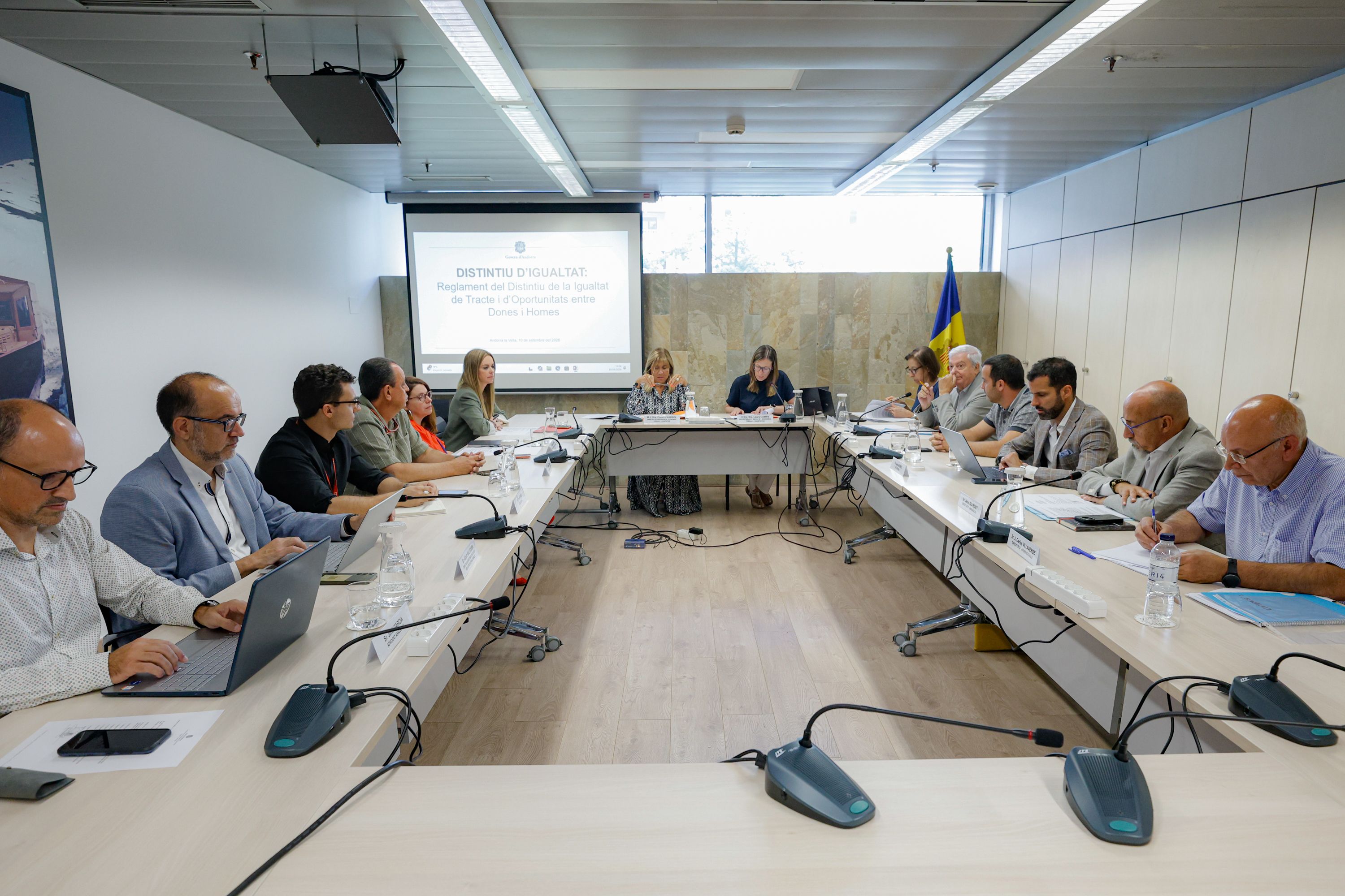 Un moment de la reunió del consell econòmic i social (CES). Un moment de la reunió del consell econòmic i social (CES).