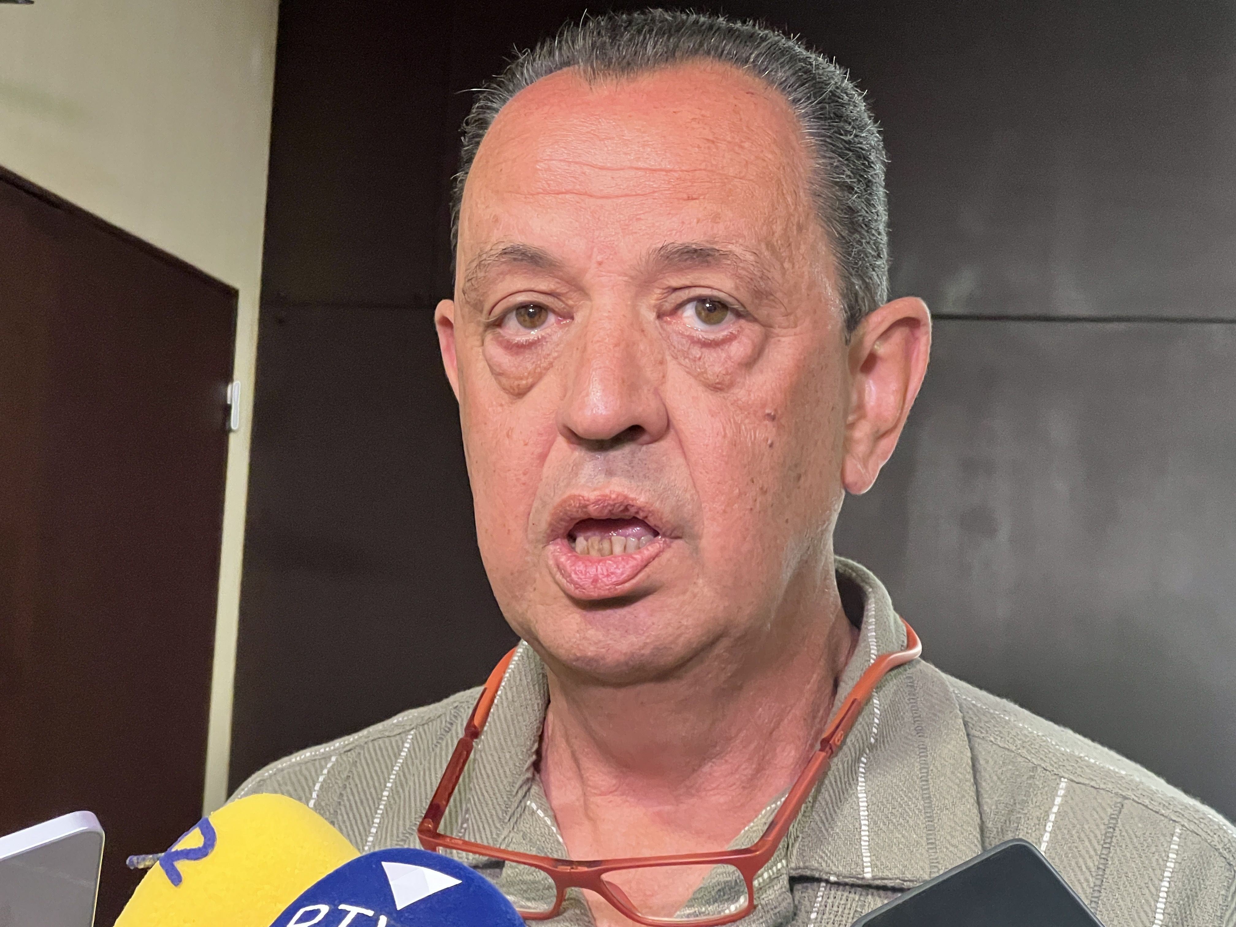 Joan Torra després del consell econòmic i social.