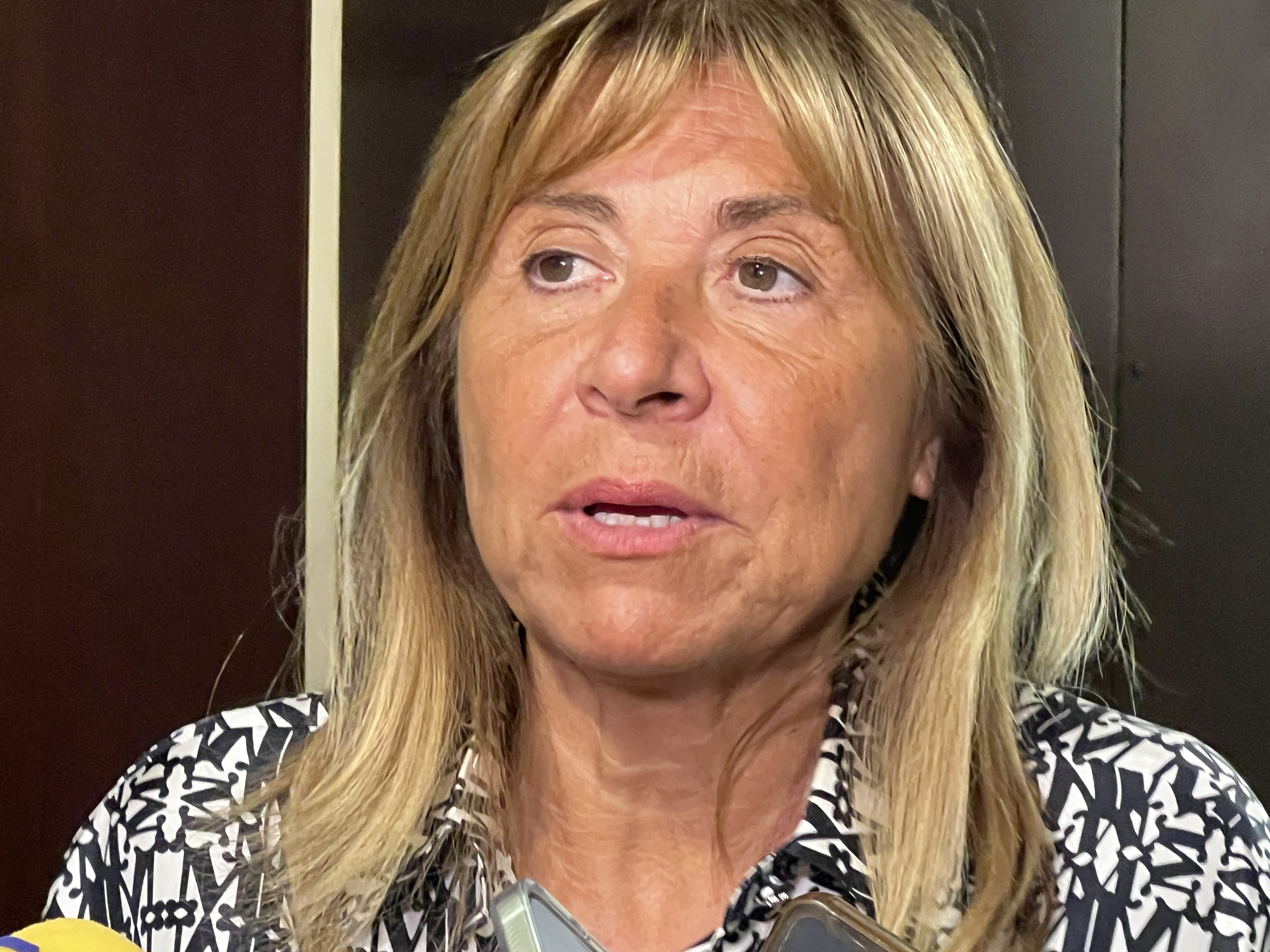 La portaveu del Sindicat, Rebeca Bonache.