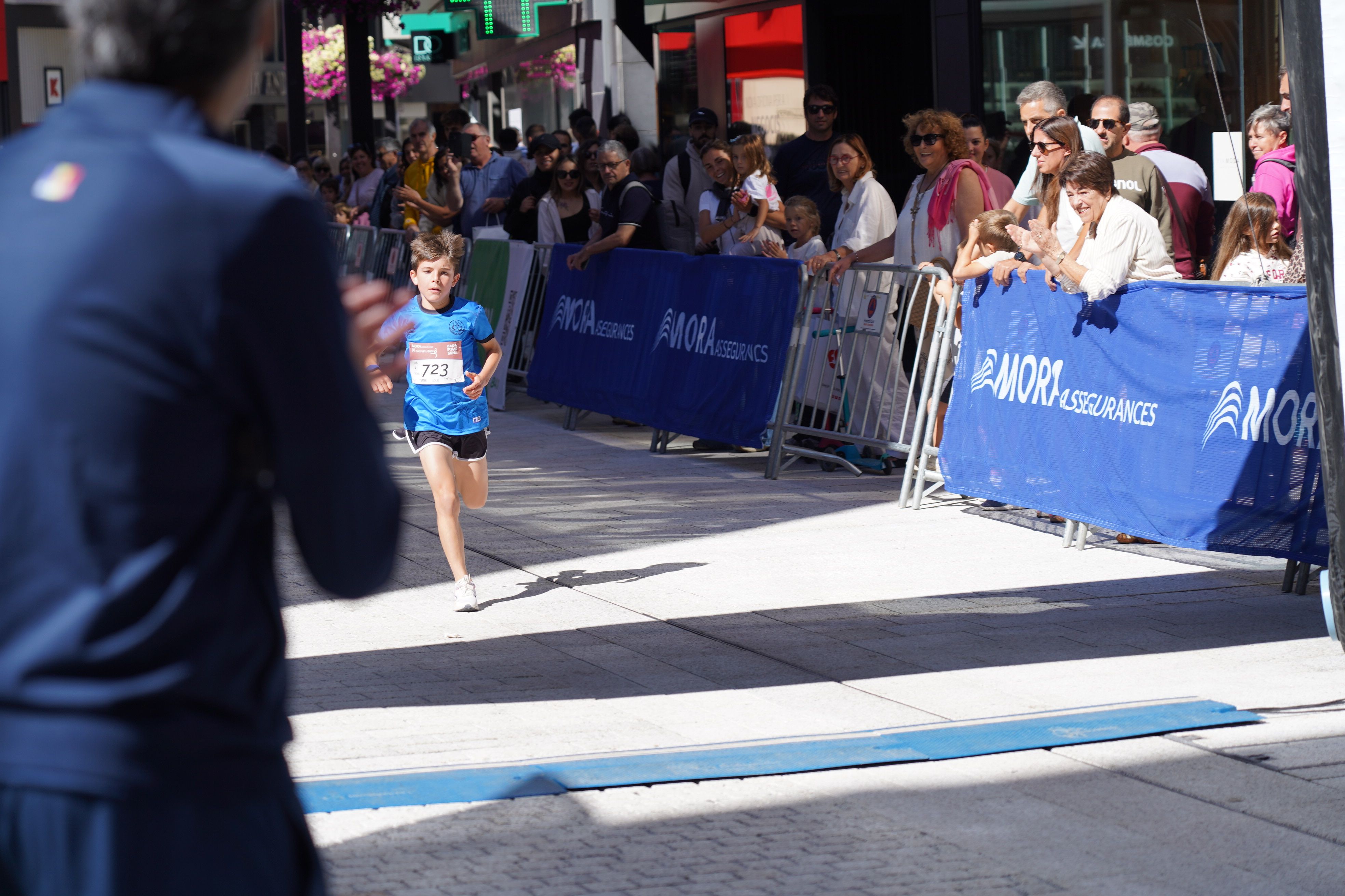 El petit Nil Villanueva, guanyador de la 2,5K. El petit Nil Villanueva, guanyador de la 2,5K.