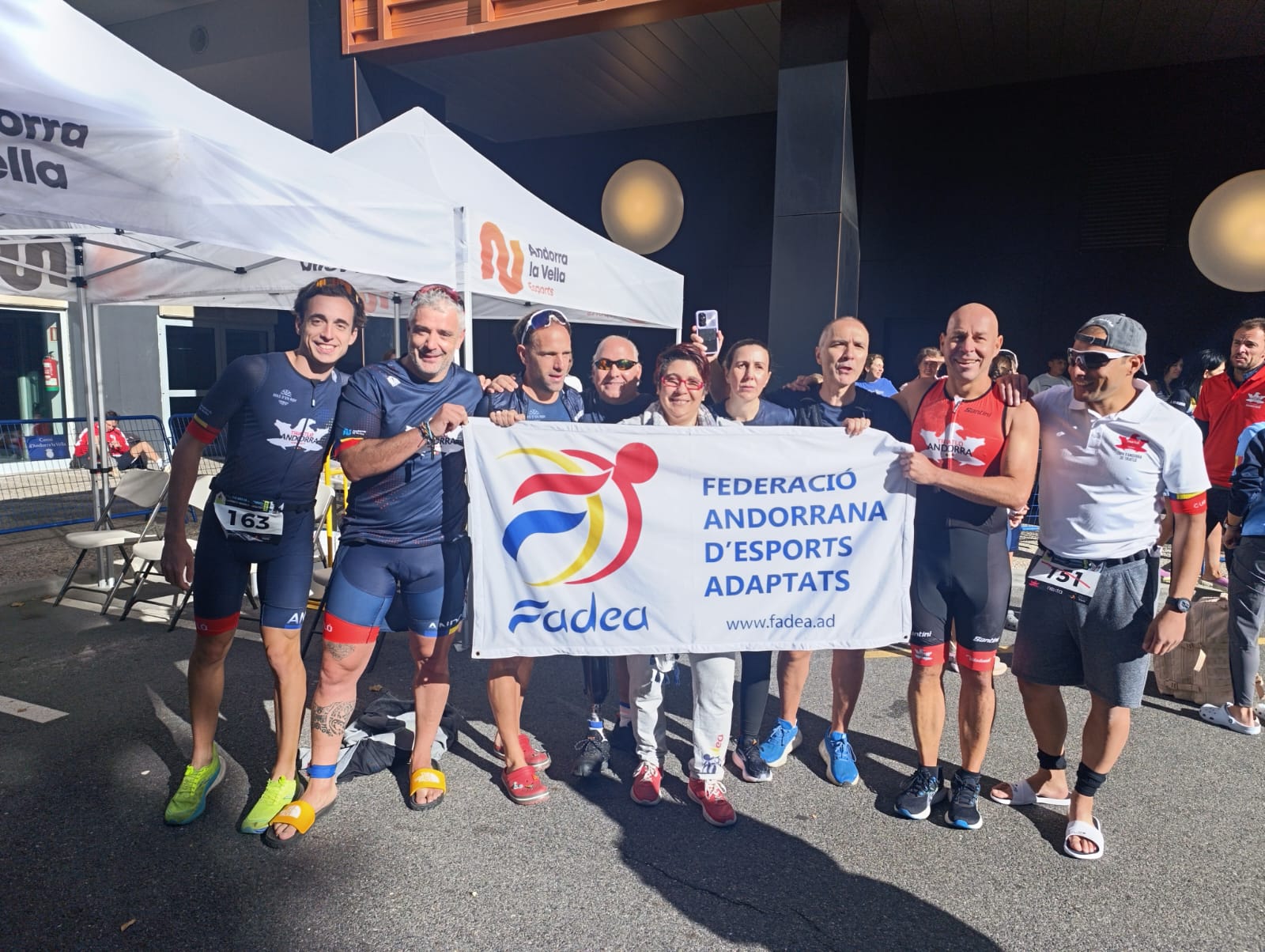Un equip de la FADEA ha participat per primera vegada aquest diumenge en la Triatló d’Andorra organitzada pel Club Serradells.