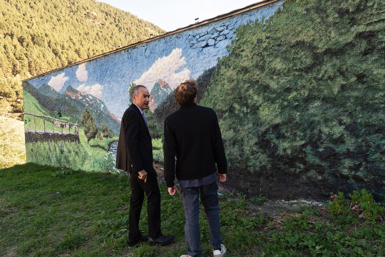 MURAL A LA VALL D'INCLES.