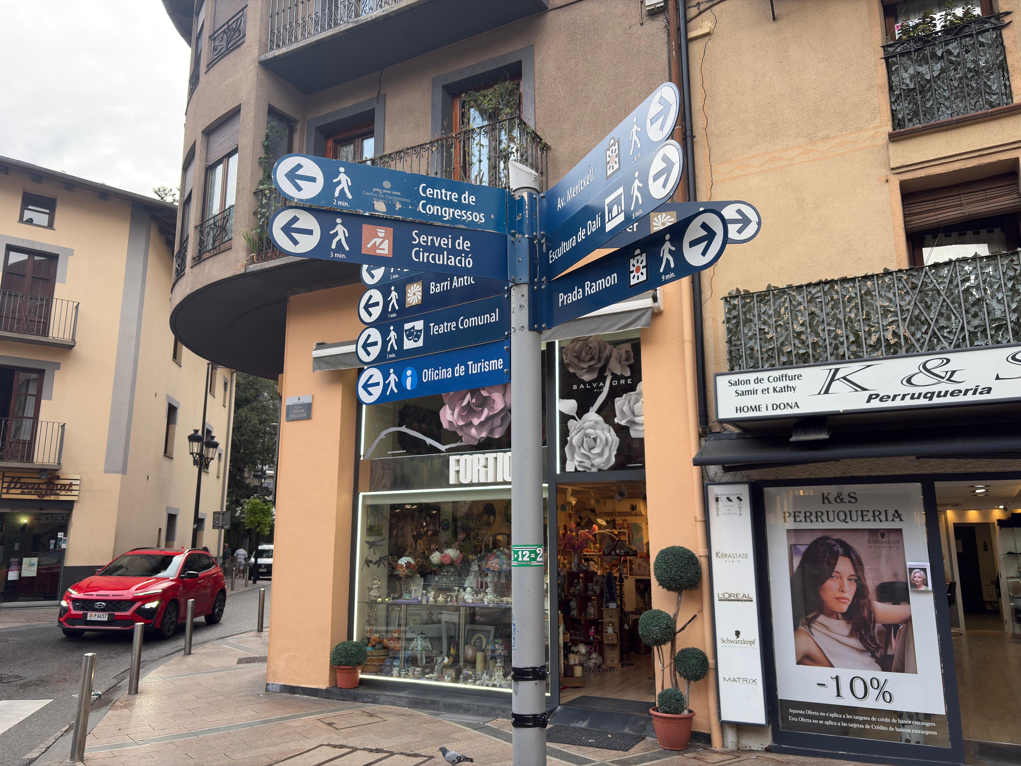Diversos indicadors orienten cap als principals eixos i equipaments d’Andorra la Vella.