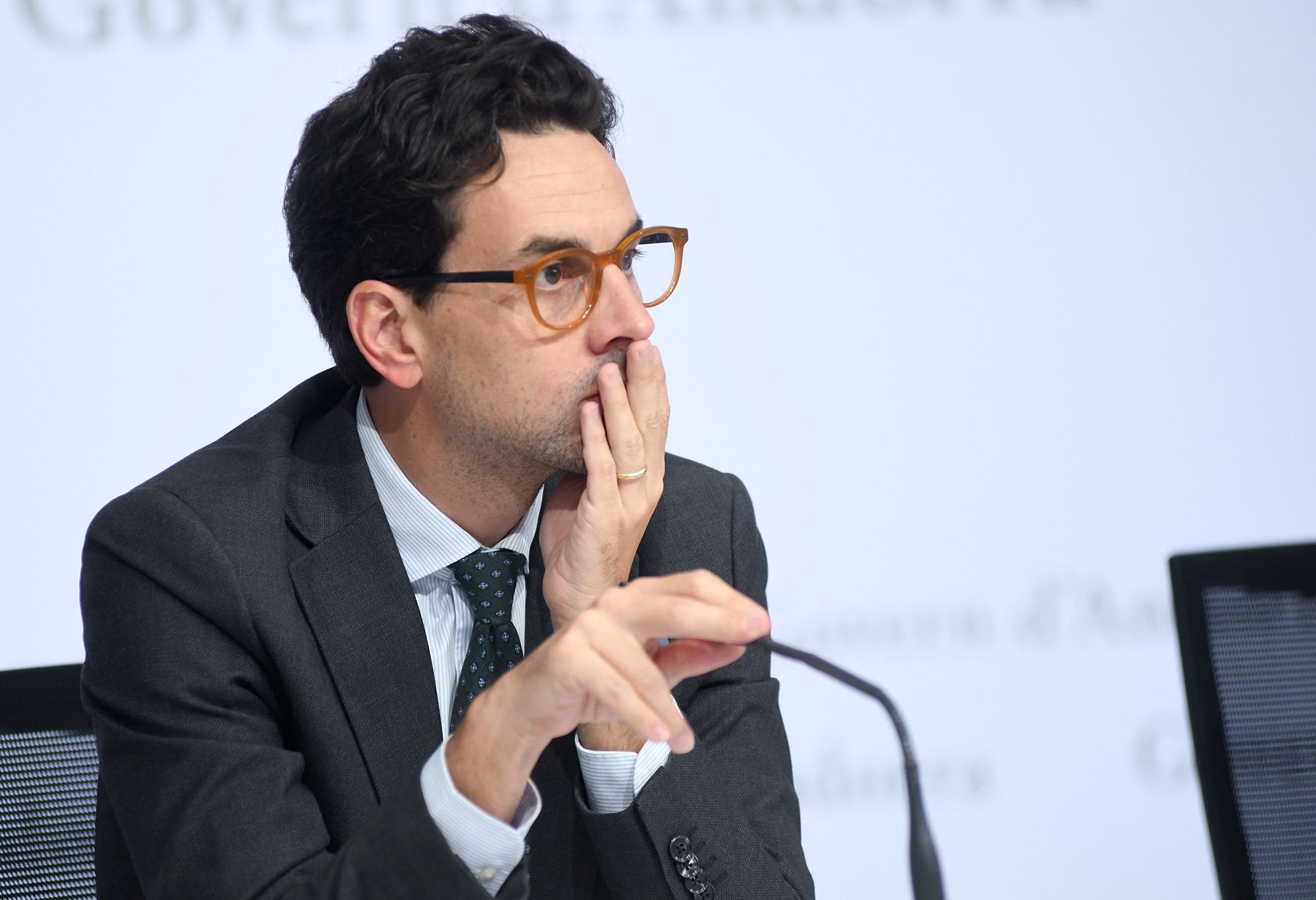 El ministre portaveu, Guillem Casal.