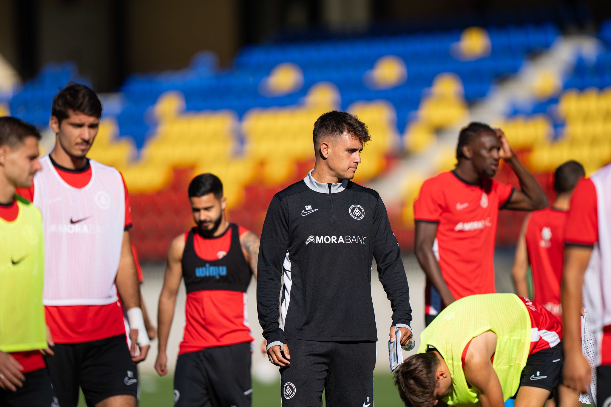 El tècnic de l'FC Andorra, Carles Manso, preveu diversos canvis a l'onze inicial.