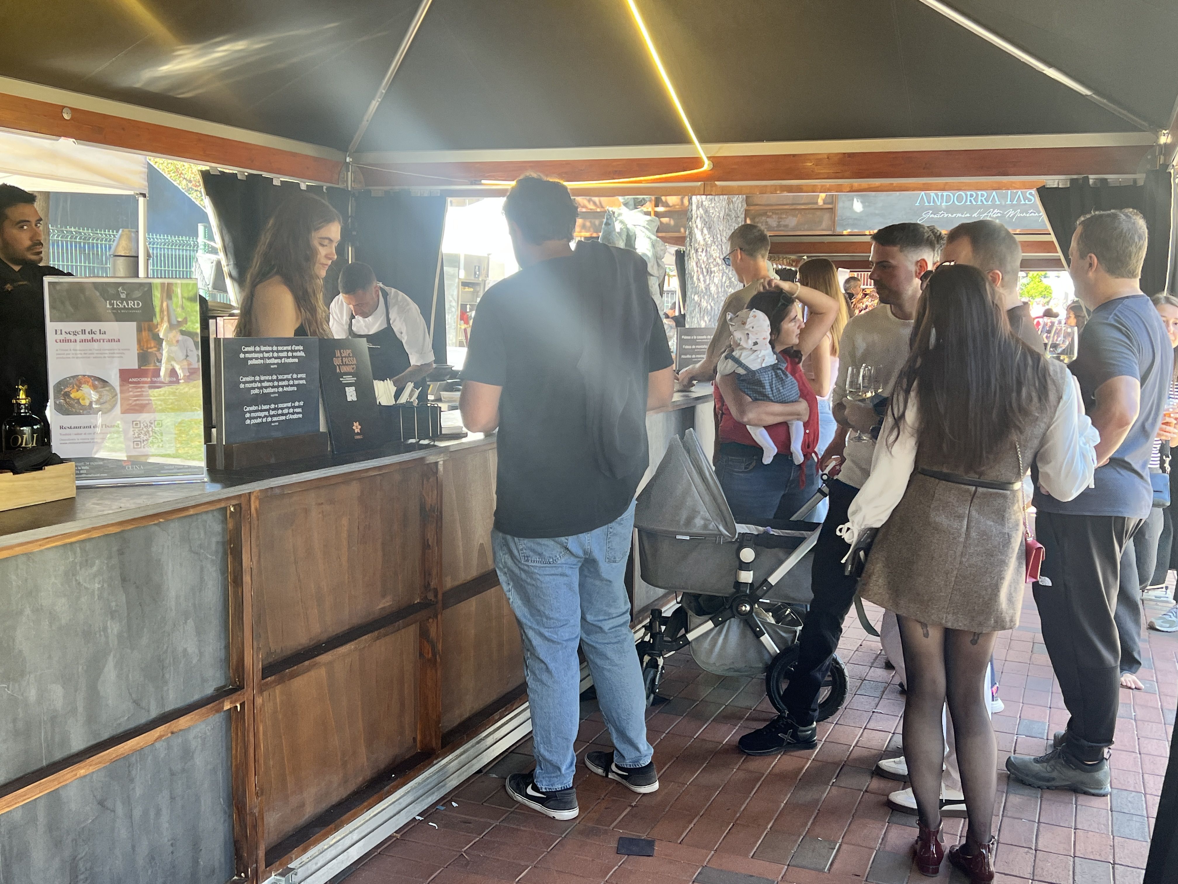 Estands de l'Andorra Taste Popular. Estands de l'Andorra Taste Popular.