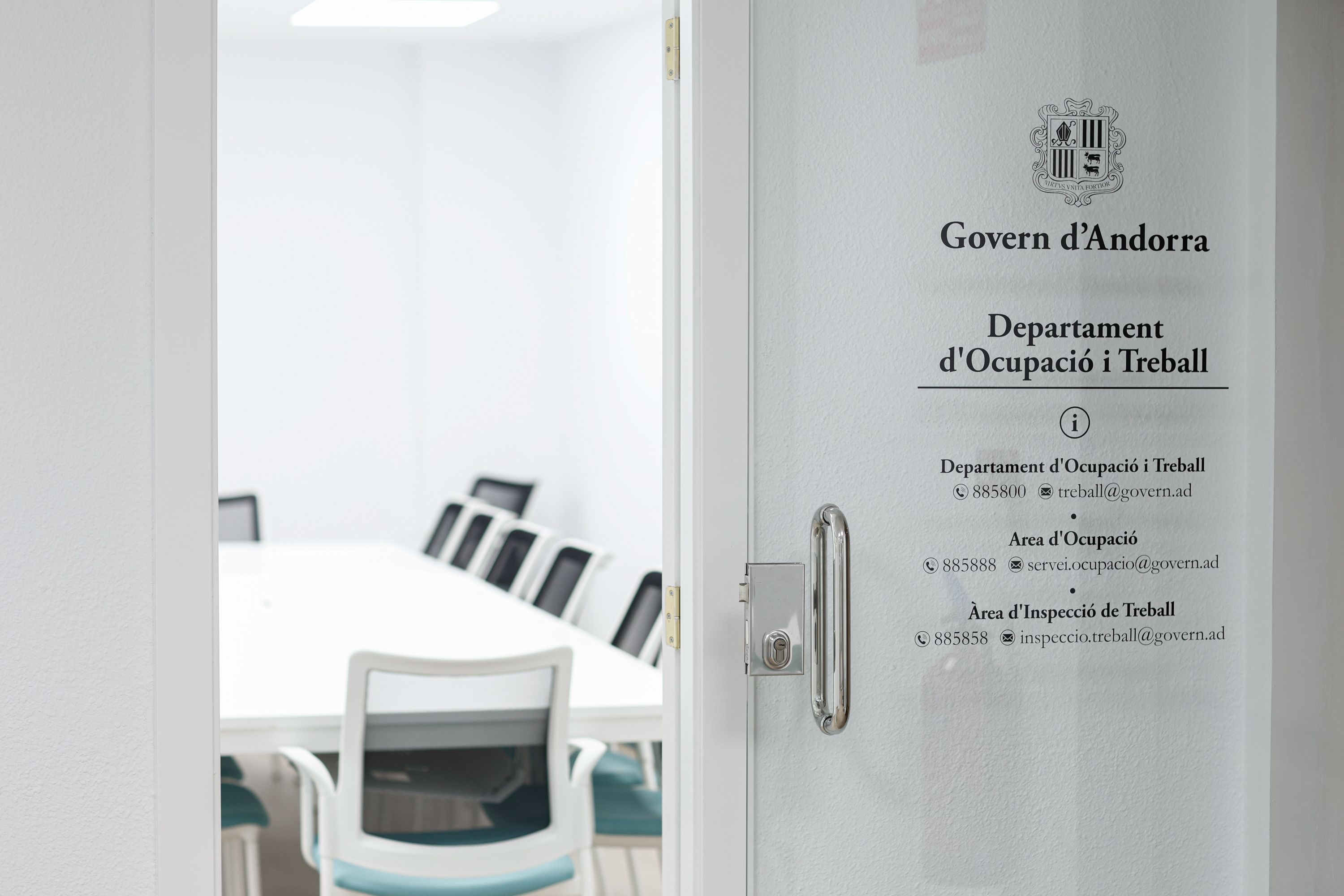 Instal·lacions del departament d'Ocupació i Treball.