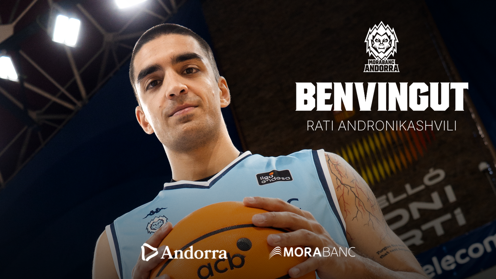 El MoraBanc ha anunciat aquest dilluns la incorporació momentània d'Andronikashvili.
