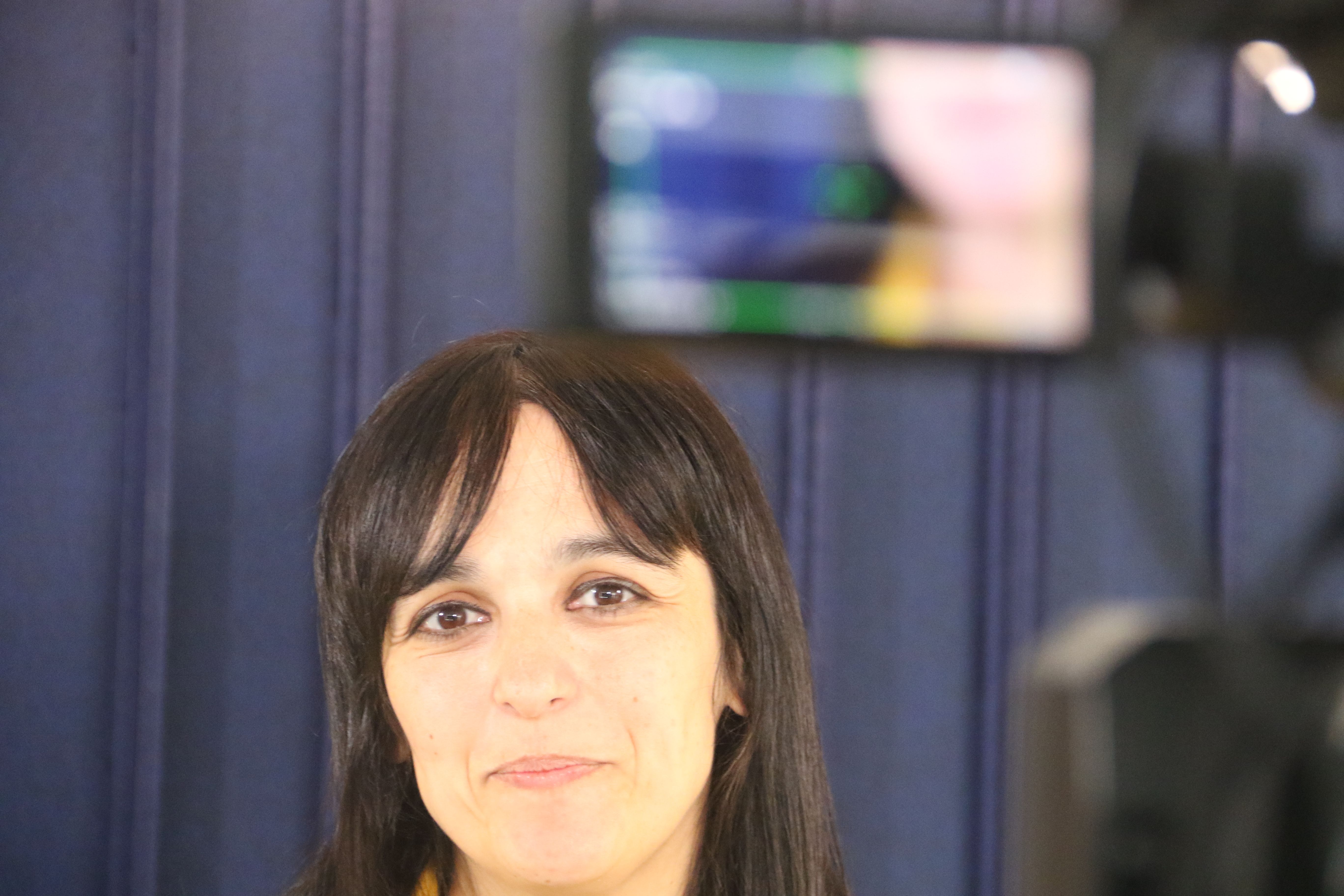 La portaveu del Sindicat, Rebeca Bonache.