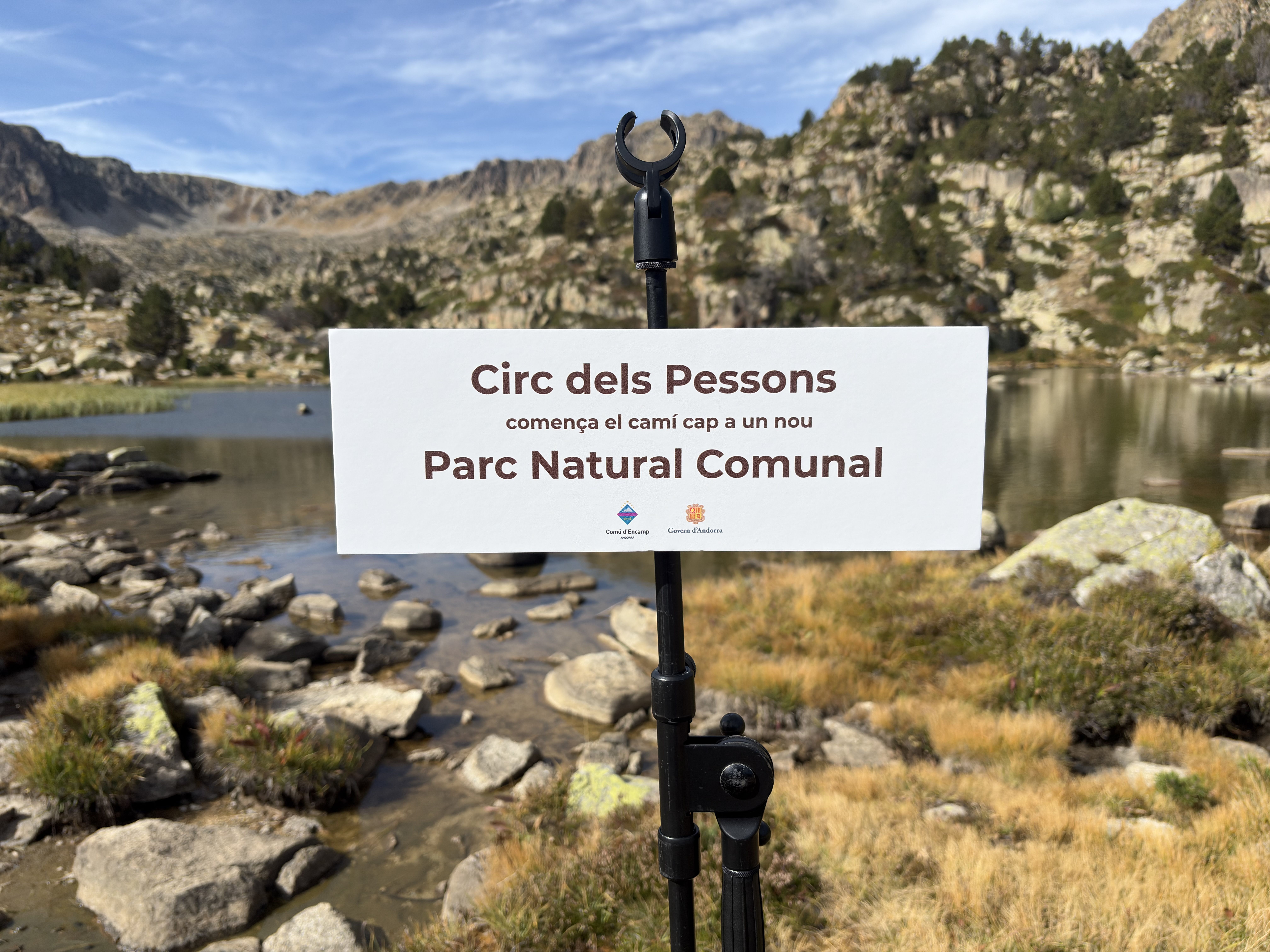 La voluntat és que el Circ dels Pessons sigui declarat parc natural comunal la tardor del 2027. // A.O.G. La portaveu del Sindicat, Rebeca Bonache.