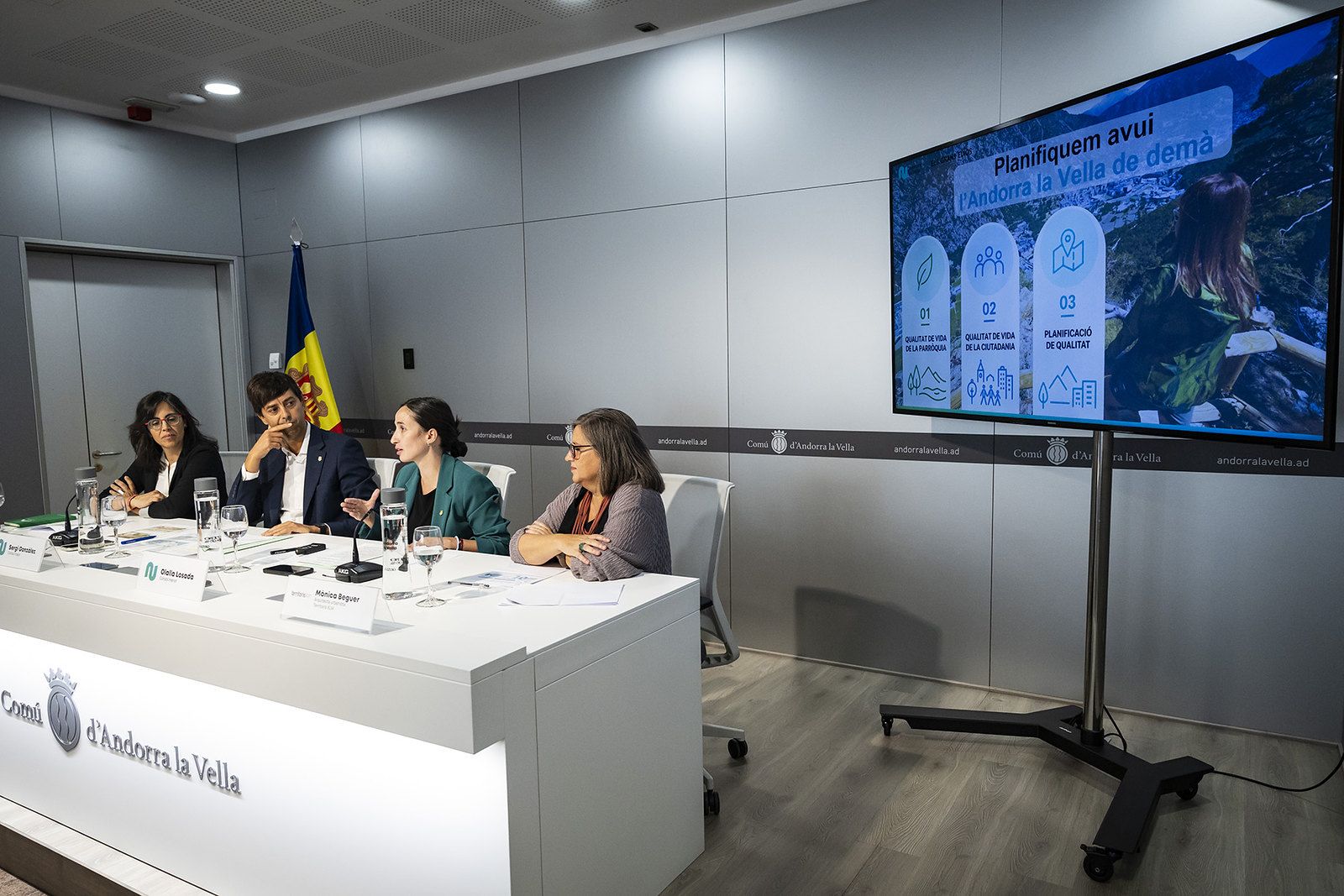 Presentació del nou POUP d'Andorra la Vella.