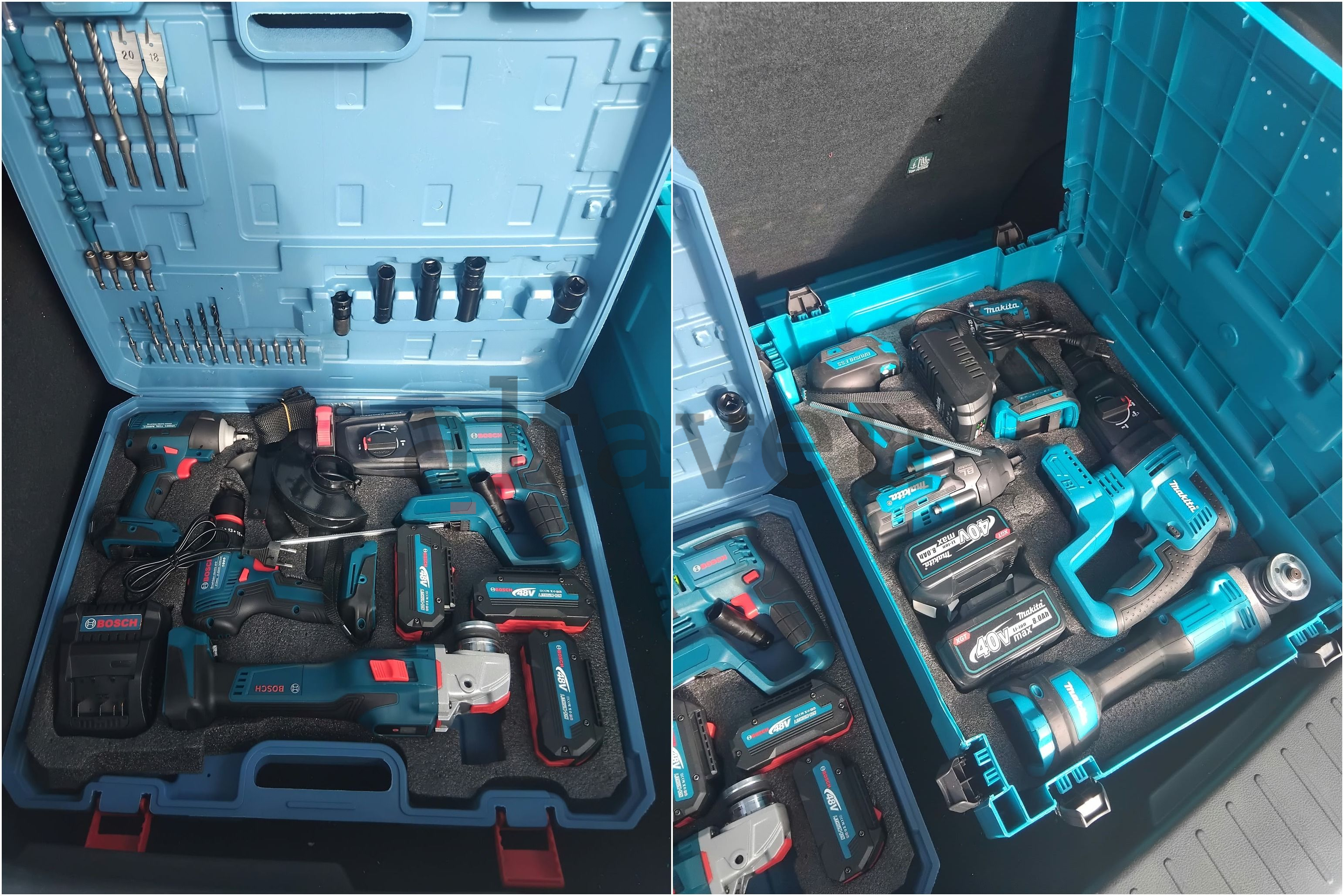 Eines suposadament Bosch i Makita que els estafadors oferien.