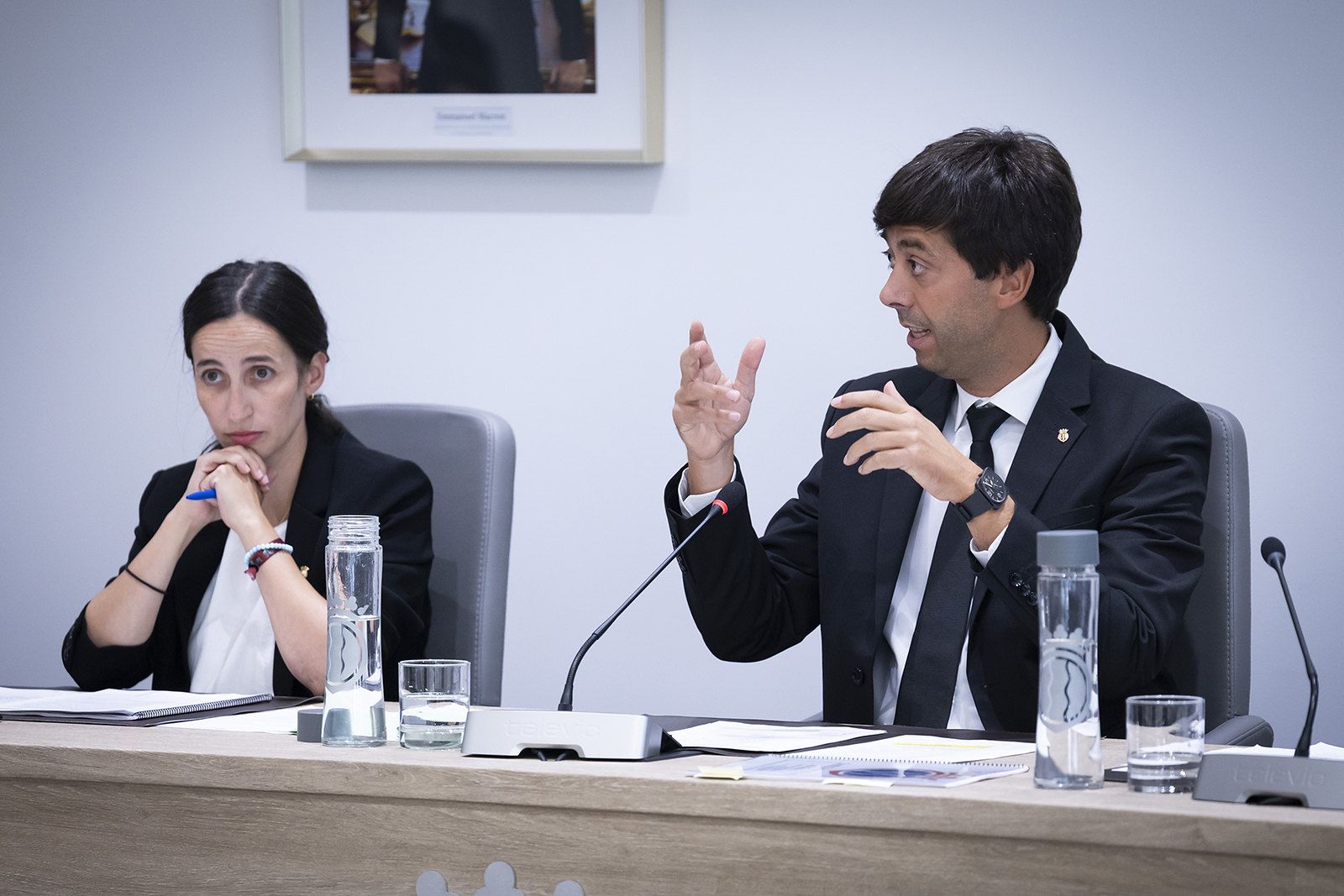 Els cònsols d'Andorra la Vella, Olalla Losada i Sergi González. Els cònsols d'Andorra la Vella, Olalla Losada i Sergi González.