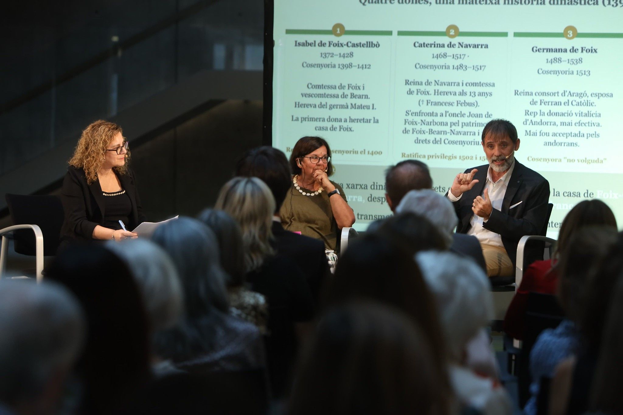 El Consell General acull la presentació del llibre ‘Les cosenyores d’Andorra’.