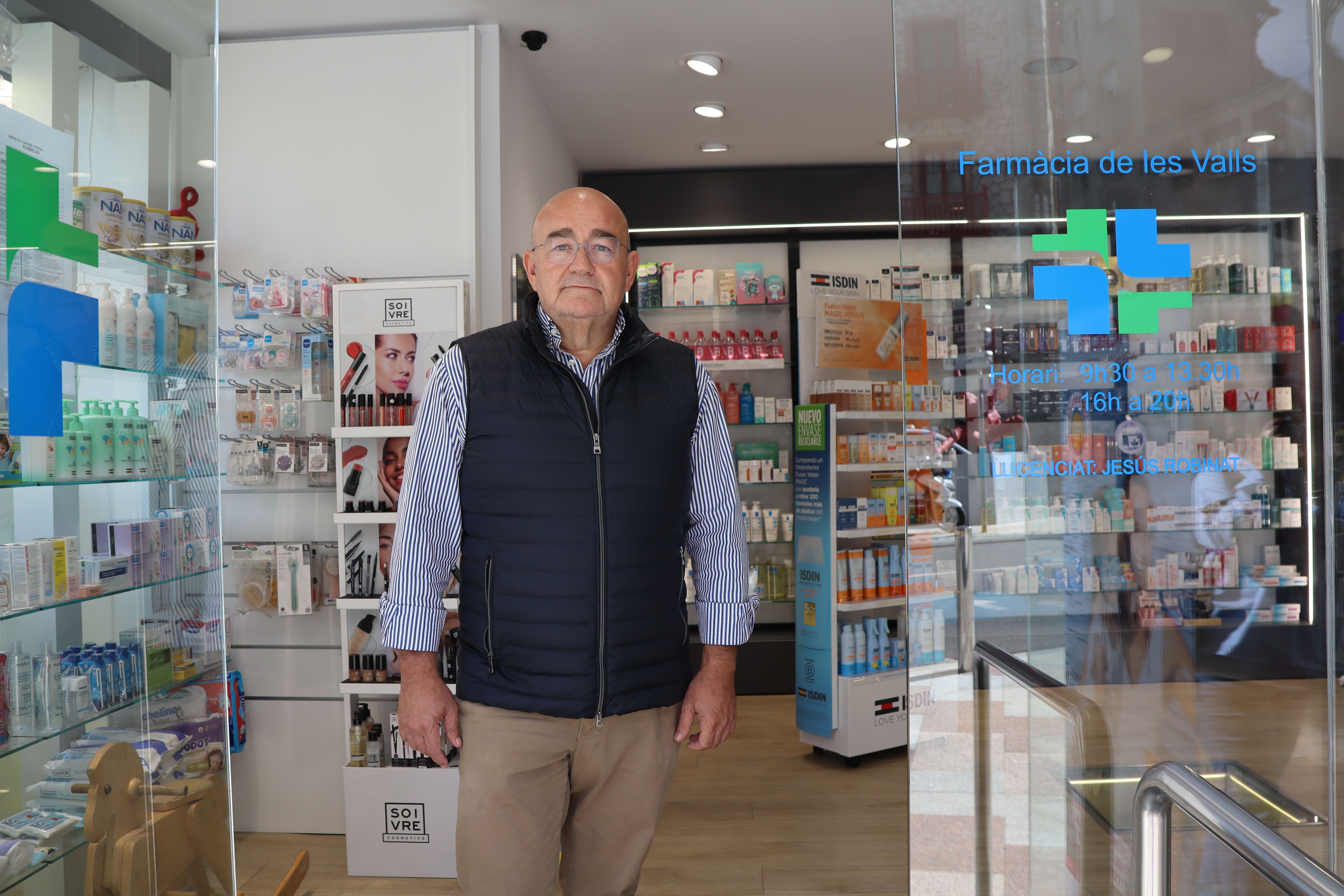 El president del Col·legi de Farmacèutics Jesús Robinat.