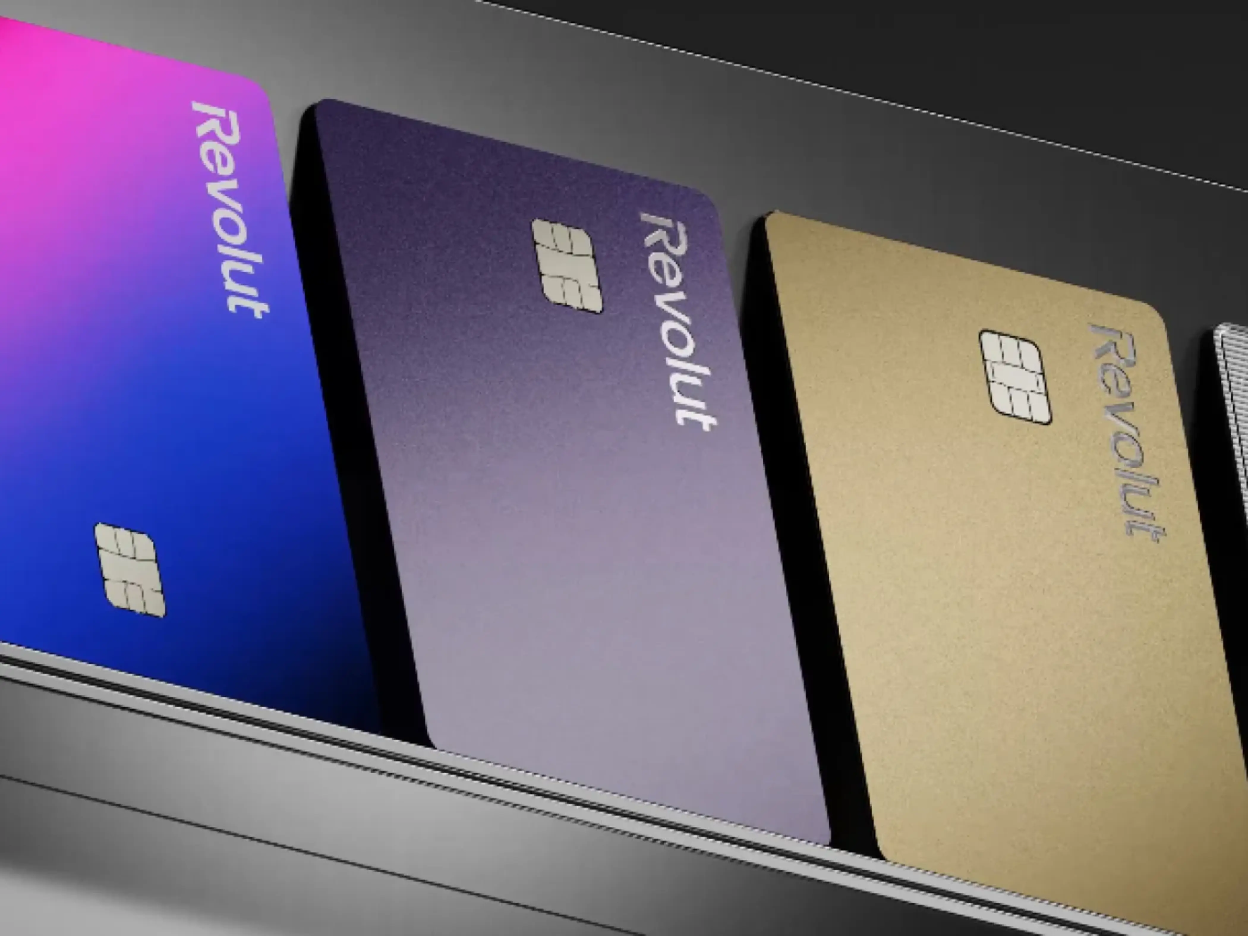 Exemples de targetes de Revolut. Exemples de targetes de Revolut.