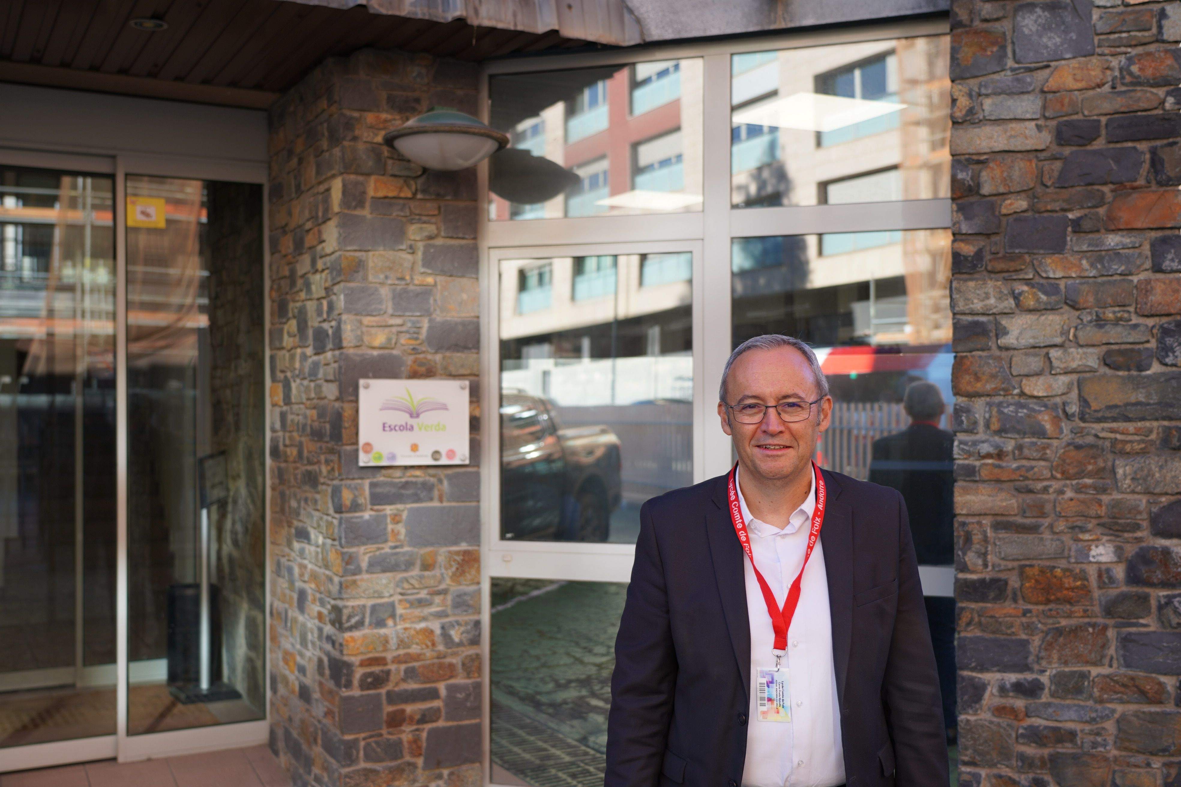 El director del Lycée Olivier Salvan.