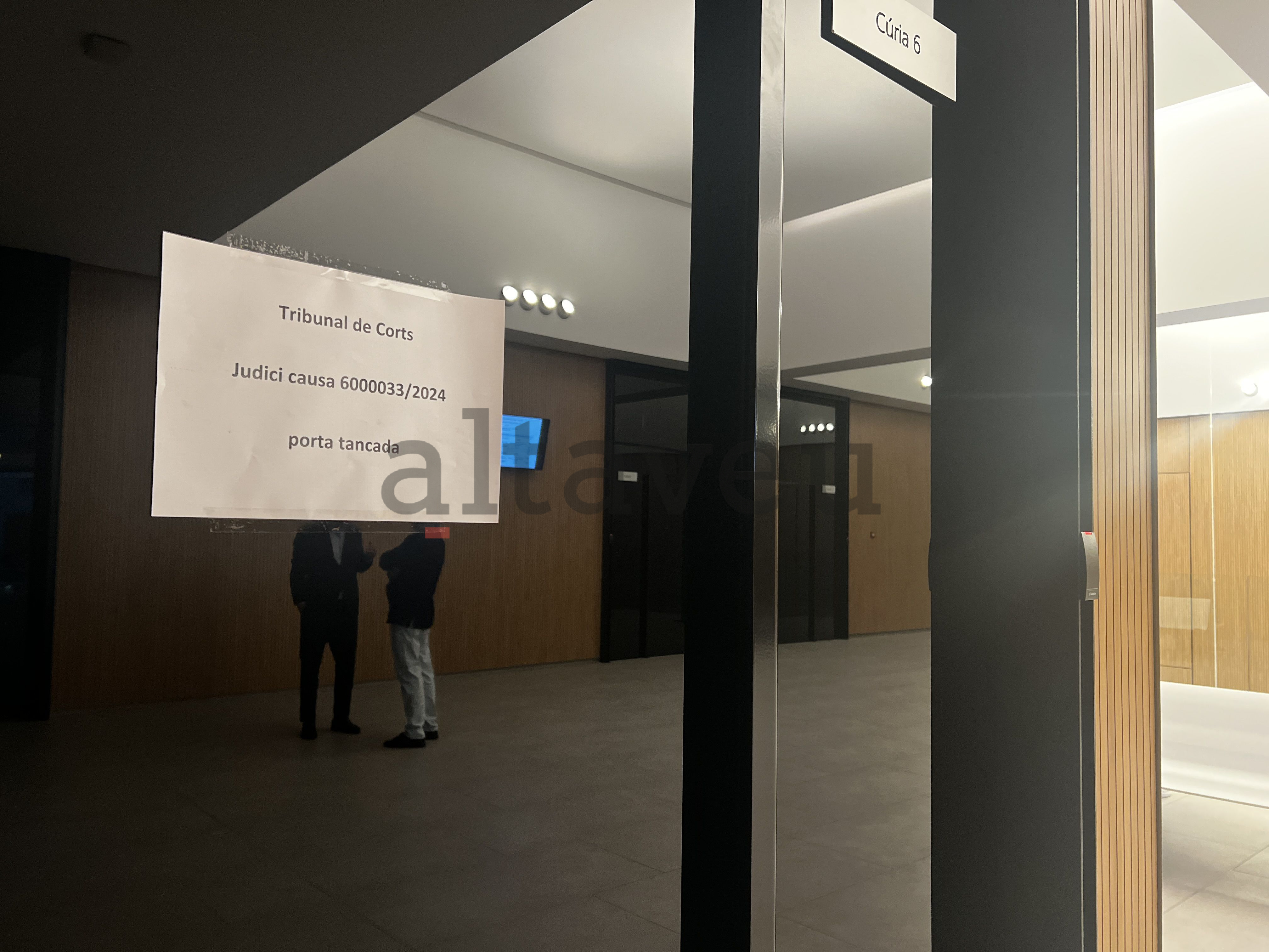 El judici s'ha celebrat a porta tancada.