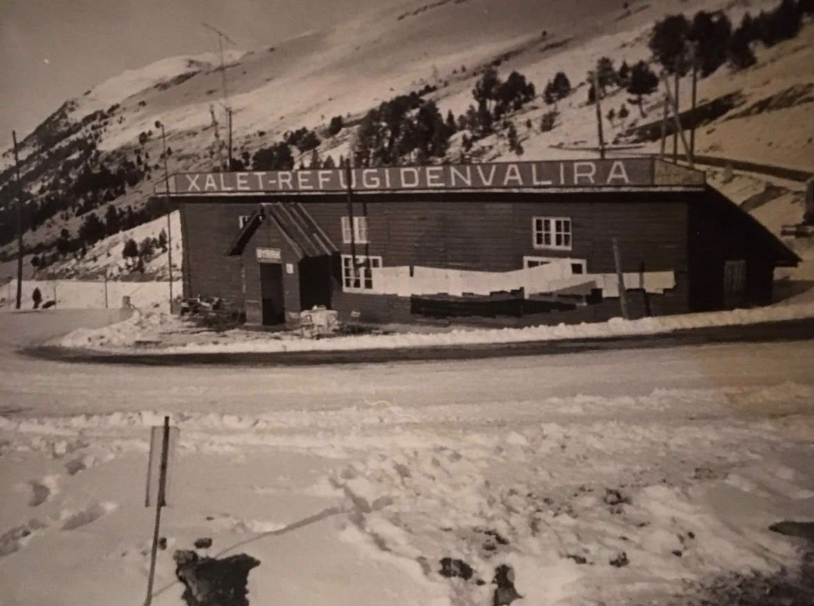 El refugi d'Envalira. La portaveu del Sindicat, Rebeca Bonache.