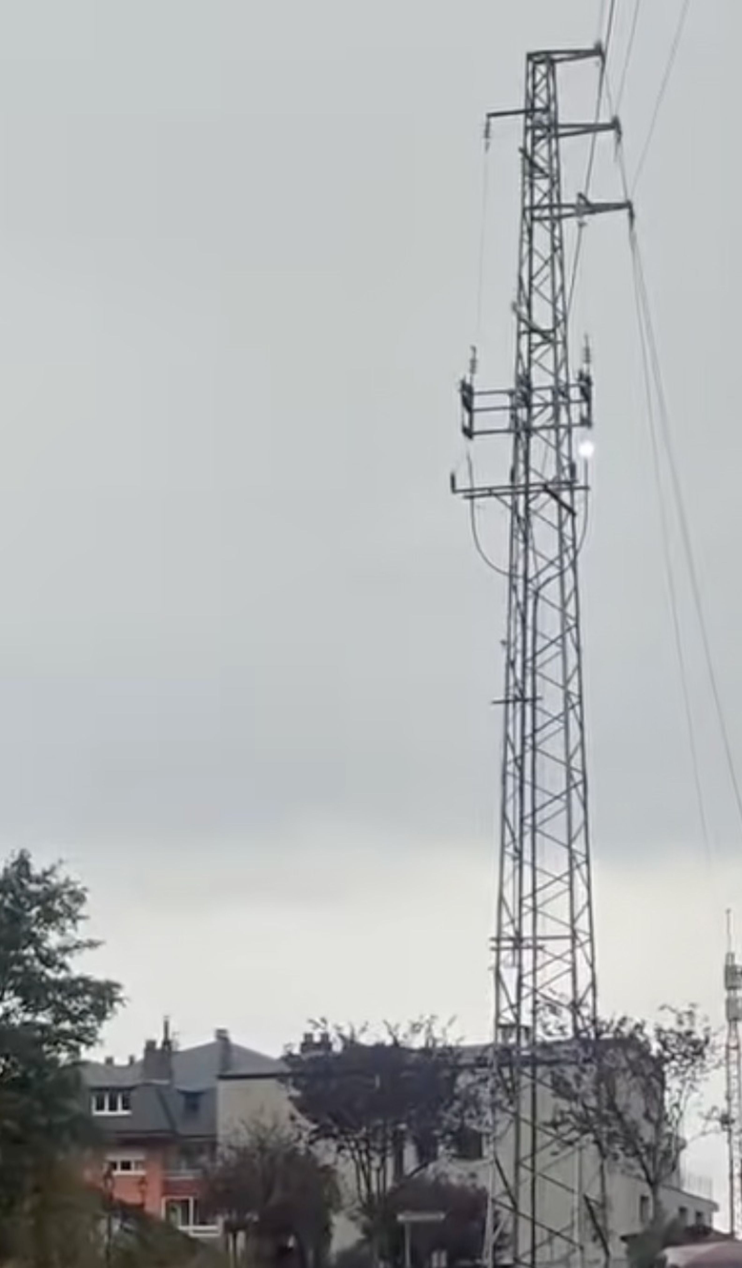 La torre afectada per la incidència.