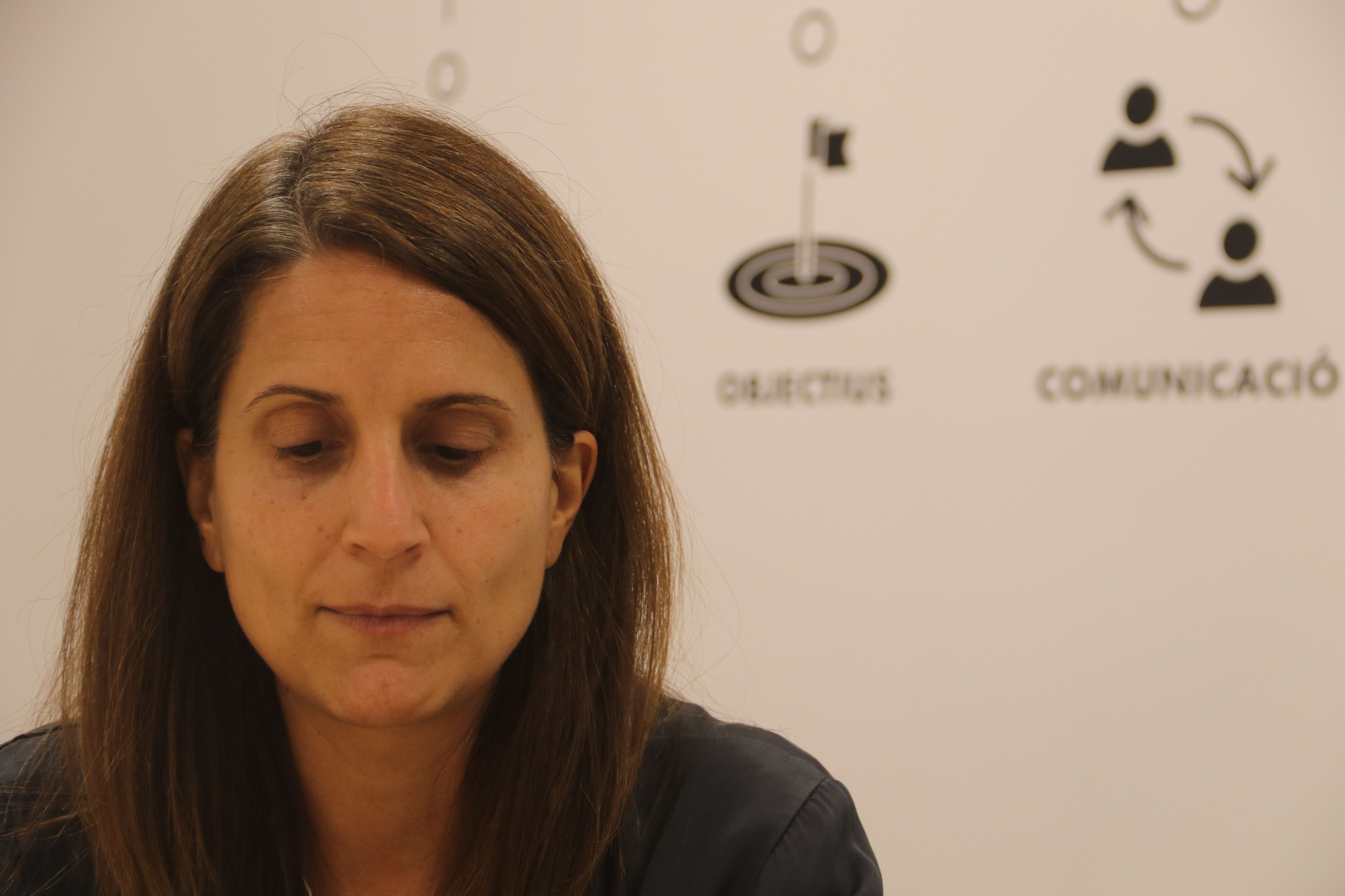 La portaveu del Sindicat, Rebeca Bonache.