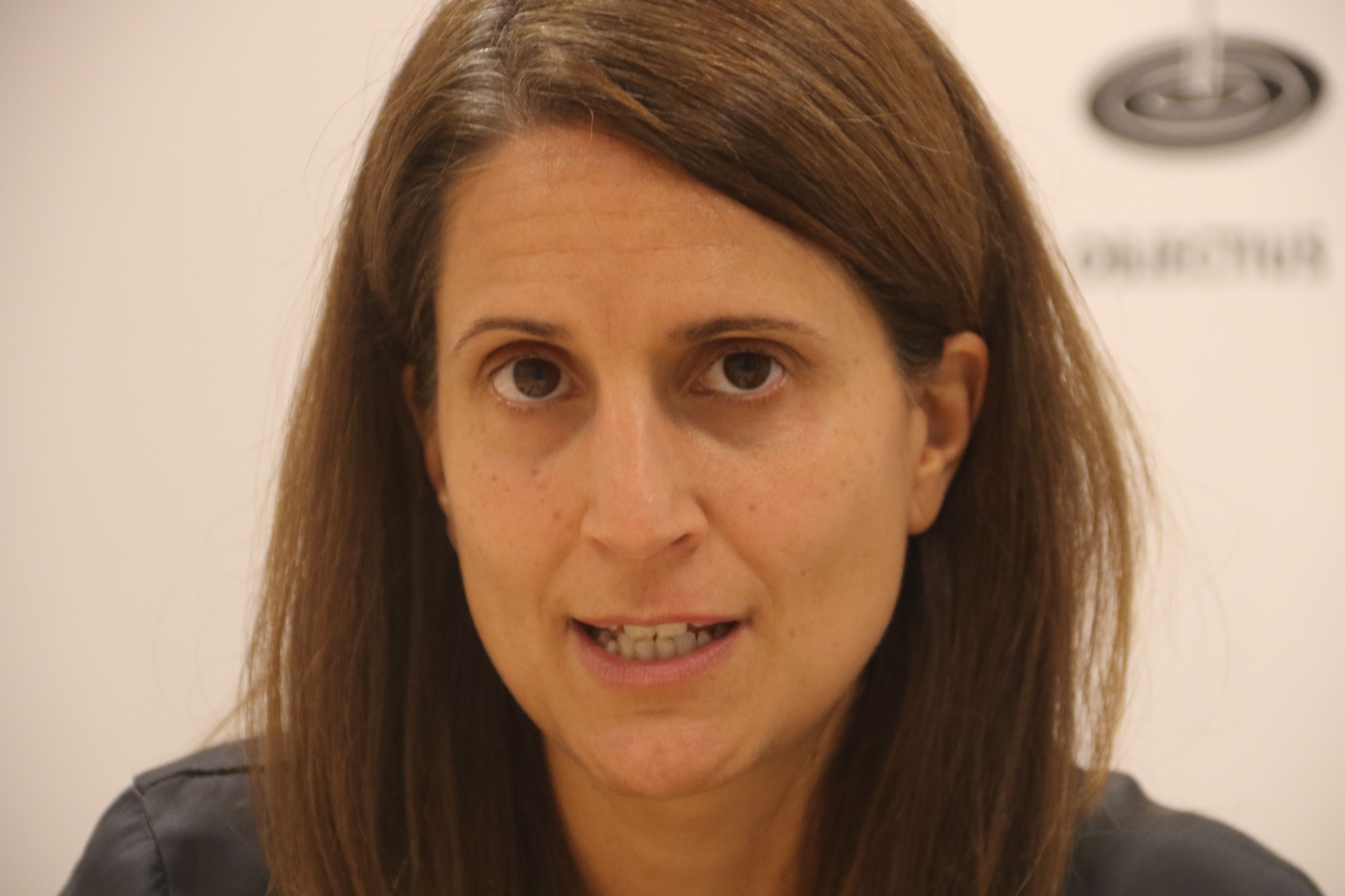 La portaveu del Sindicat, Rebeca Bonache.