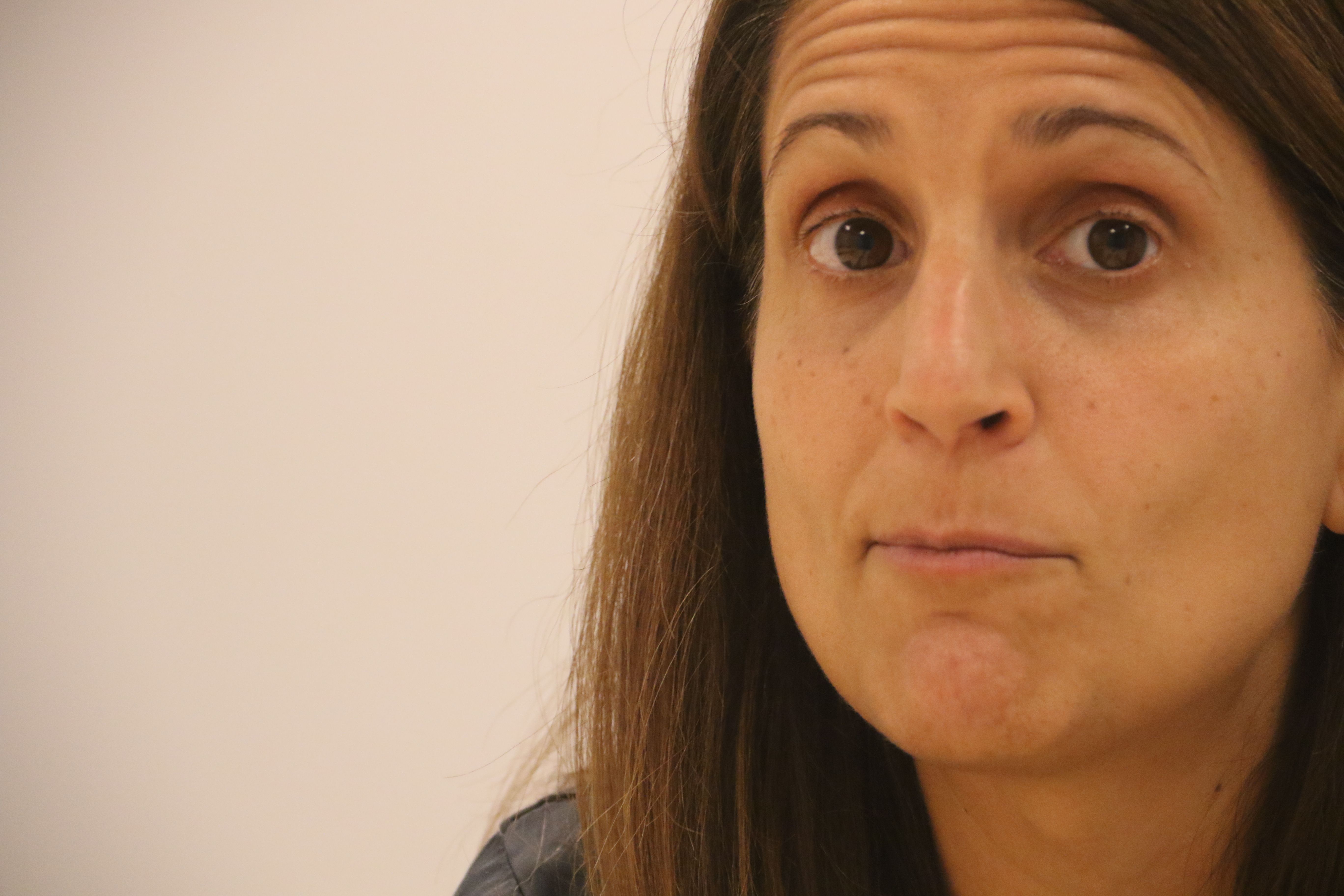 La portaveu del Sindicat, Rebeca Bonache.