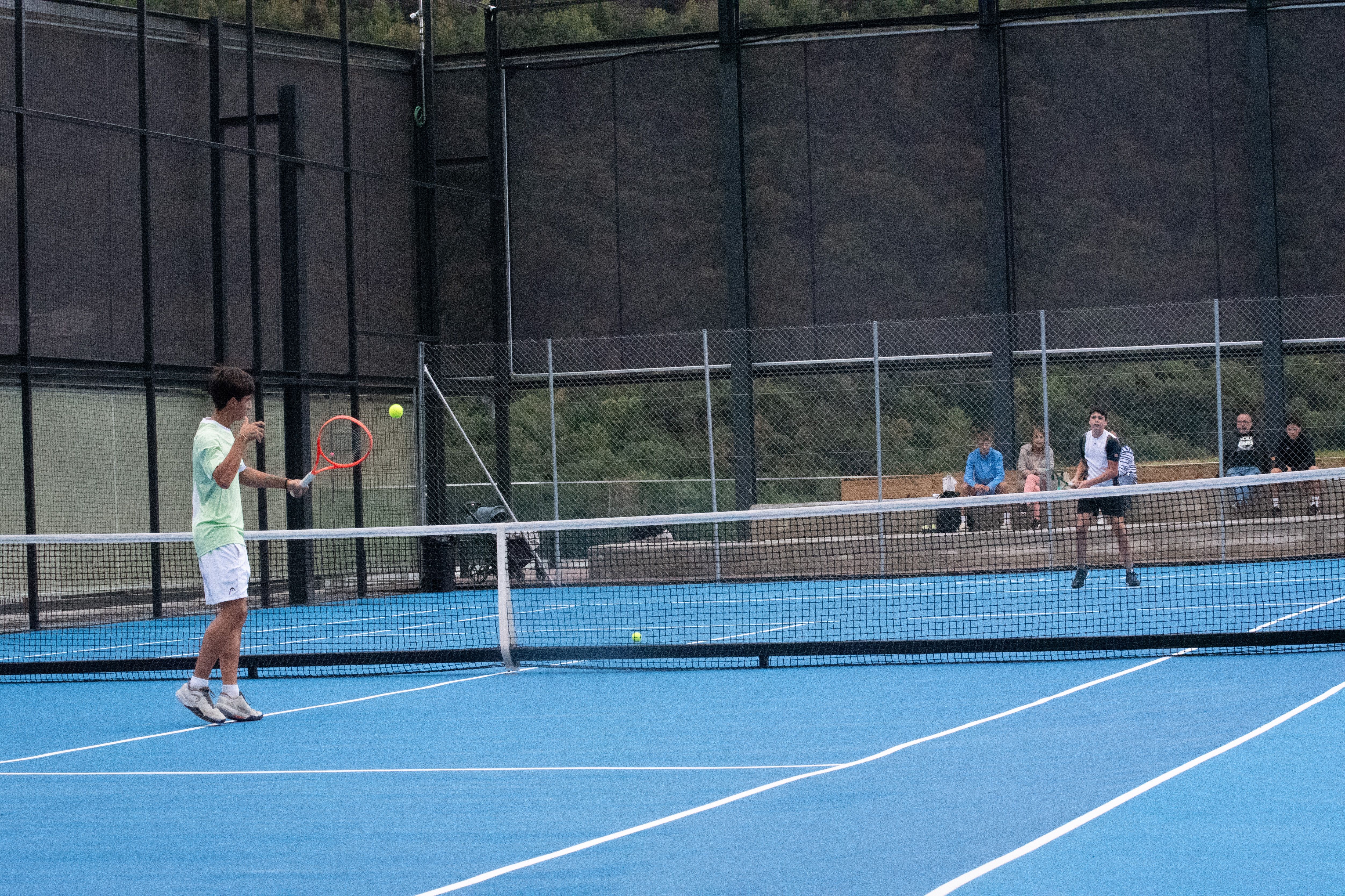 Primer torneig de tennis a les noves pistes del Falgueró.