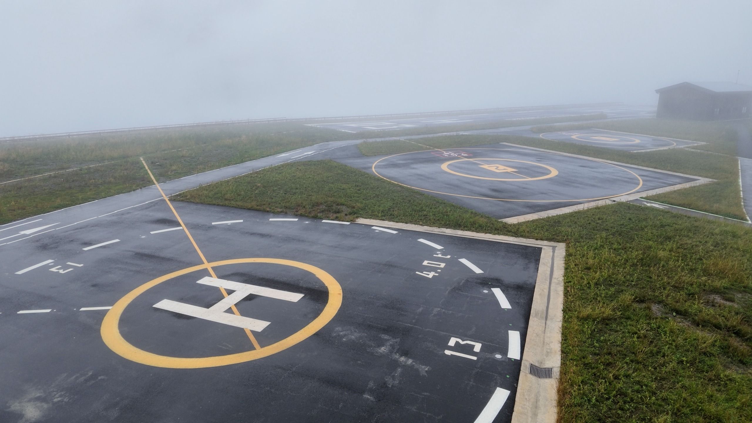 Pistes d'aterratge de l'heliport
