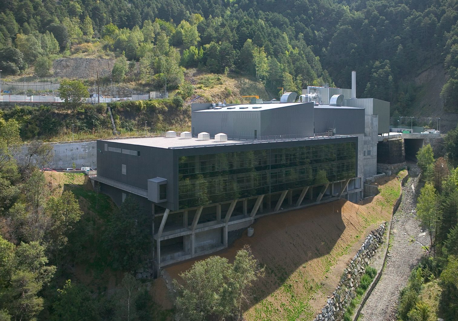 El forn incinerador.