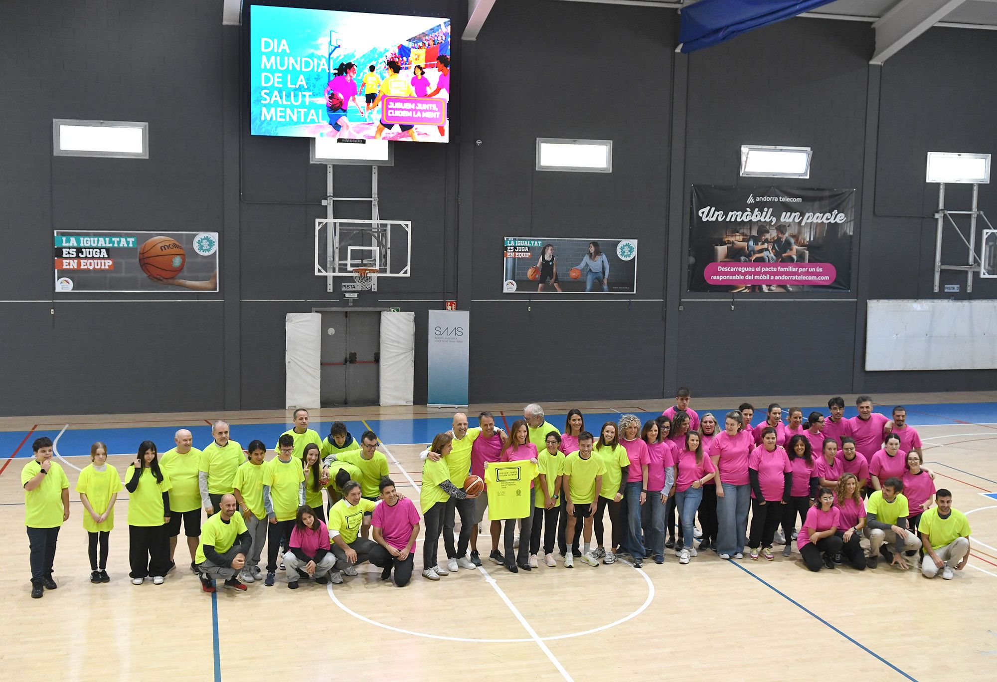 La jornada esportiva amb motiu del Dia Mundial de la Salut Mental. La jornada esportiva amb motiu del Dia Mundial de la Salut Mental.
