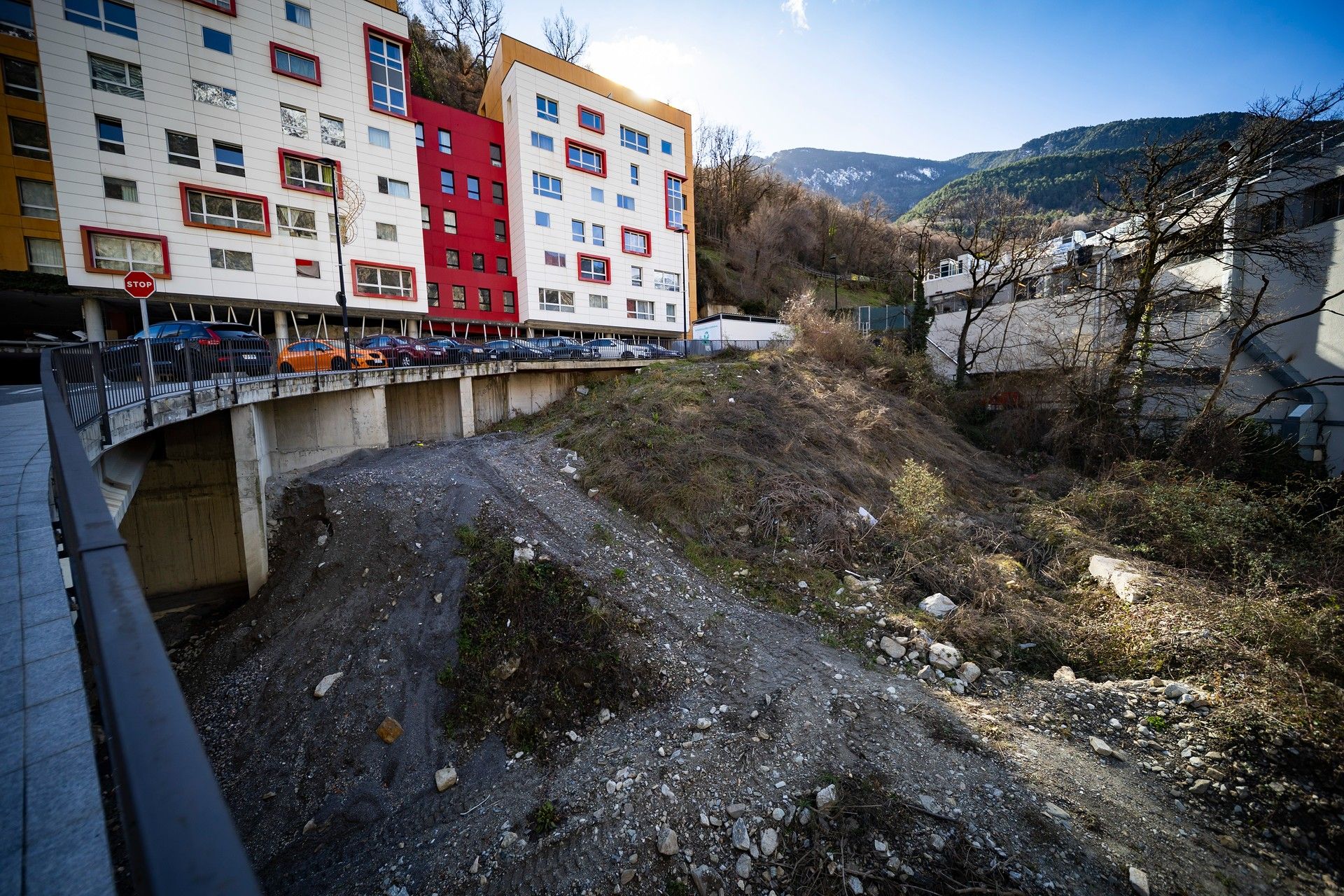 La parcel·la de Terra Vella on s'havien de construir els pisos.