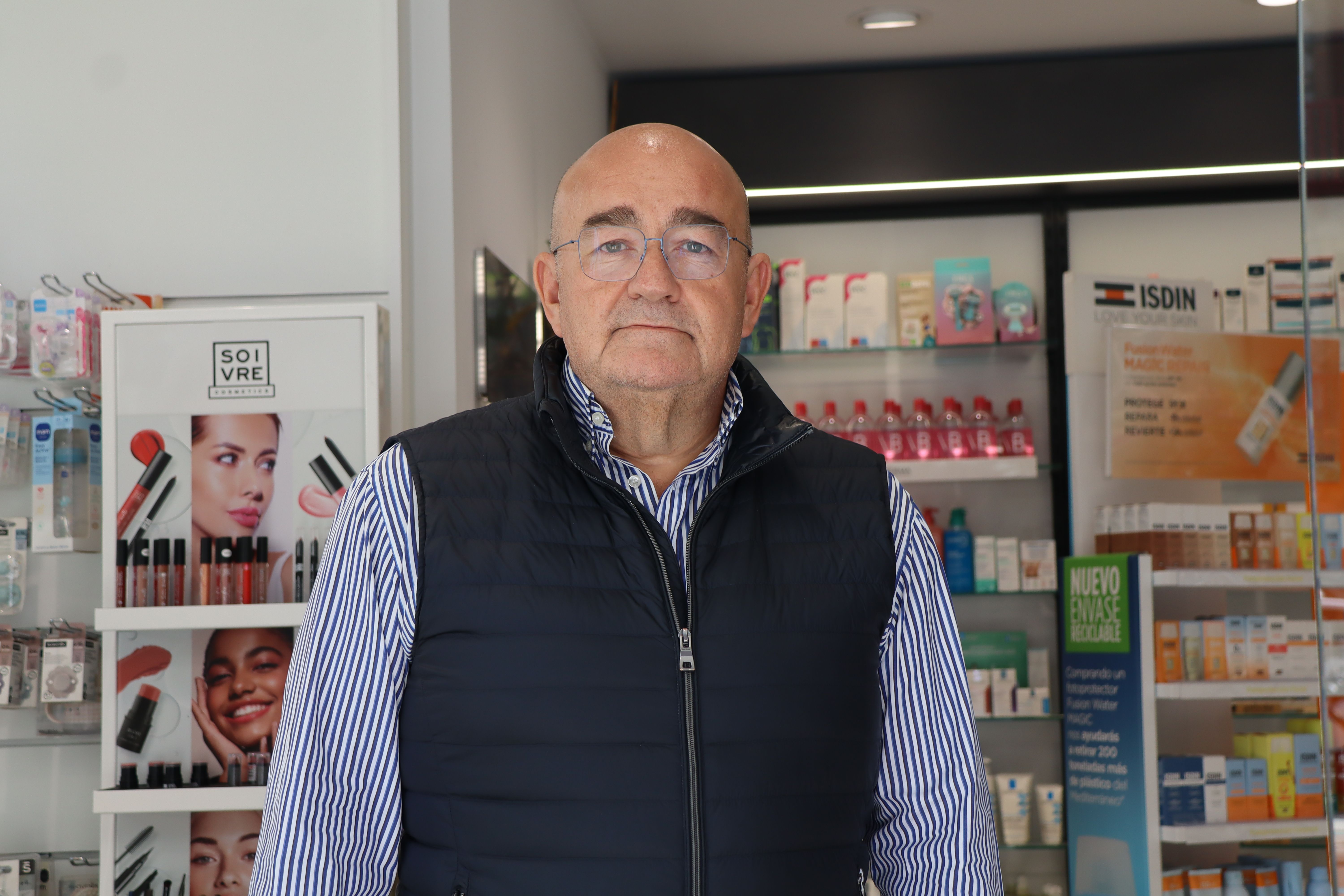 Jesús Robinat, president del Col·legi de Farmacèutics. Jesús Robinat, president del Col·legi de Farmacèutics.