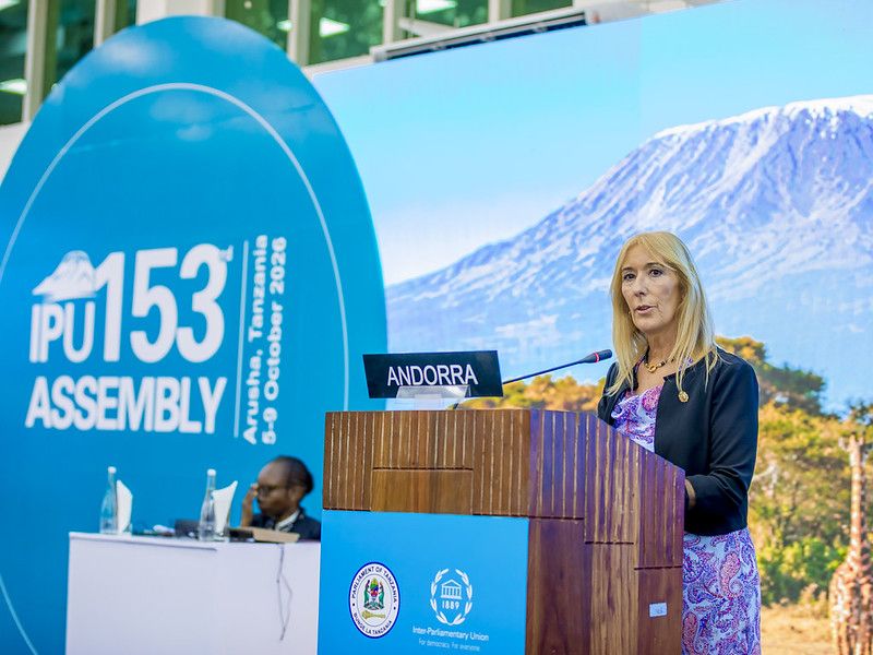 5 UIP Tanzania La portaveu del Sindicat, Rebeca Bonache.